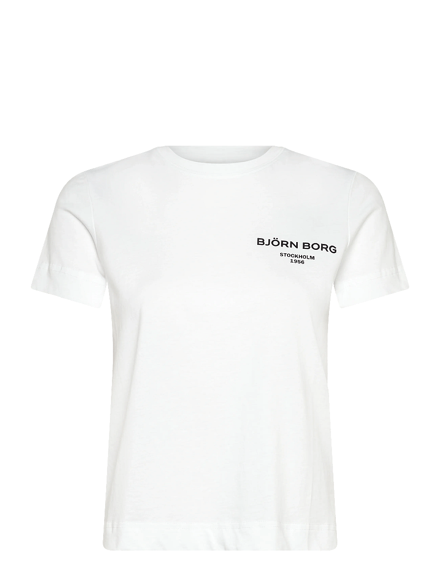 Björn Borg - BORG ESSENTIAL 1 T-SHIRT - t-shirts - brilliant white - 0