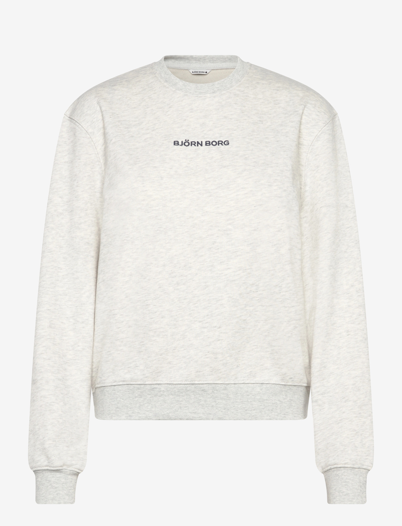 Björn Borg - BORG ESSENTIAL 4 SWEATSHIRT - overdele - ultra light grey melange - 0