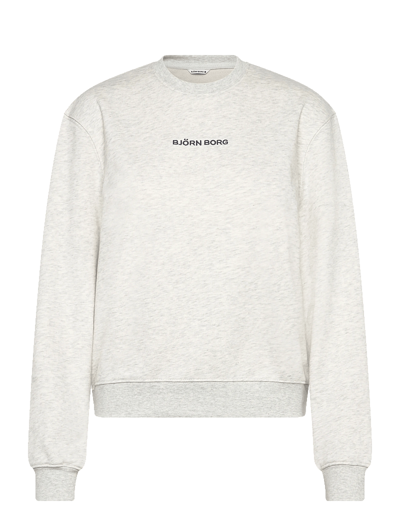 Björn Borg - BORG ESSENTIAL 4 SWEATSHIRT - overdele - ultra light grey melange - 0