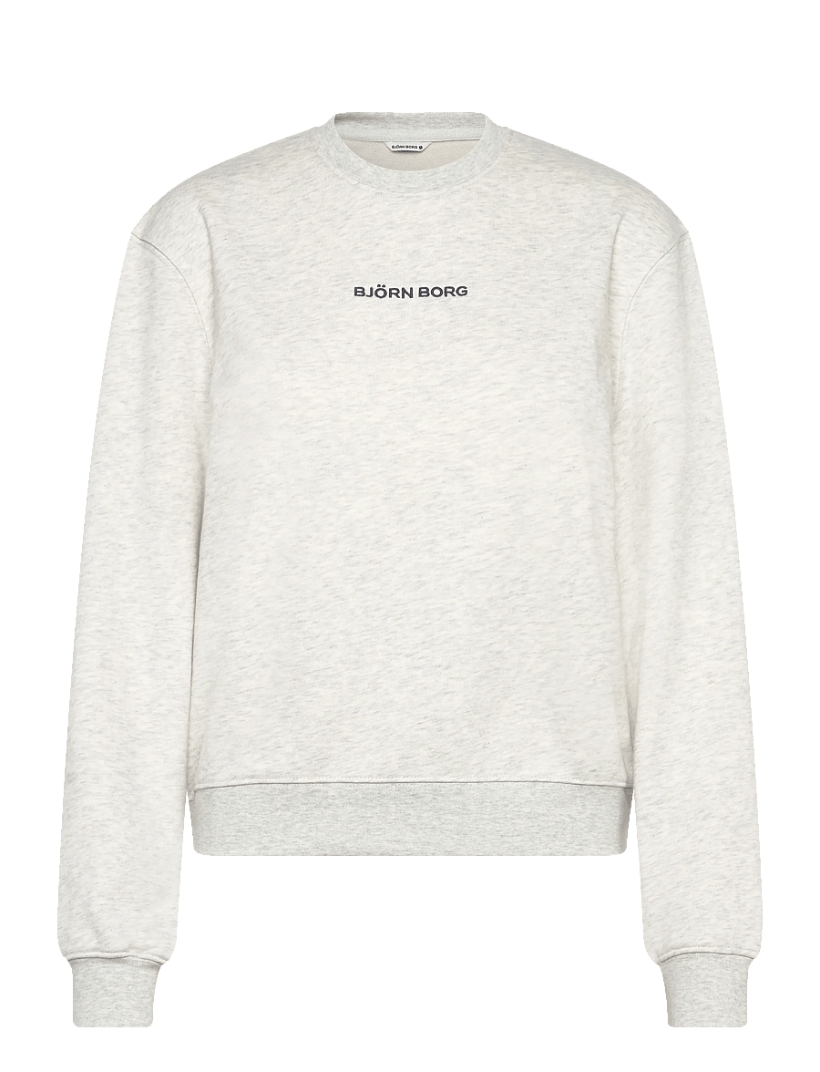 Björn Borg - BORG ESSENTIAL 4 SWEATSHIRT - sweatshirts - ultra light grey melange - 0