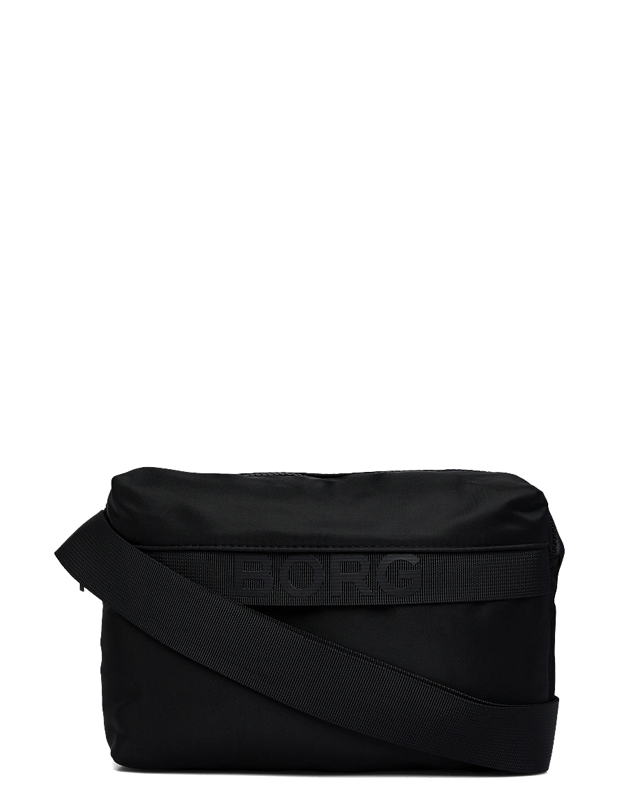 Björn Borg - BORG CLASSIC CROSSOVER BAG - crossbody- & magväskor - black beauty - 0