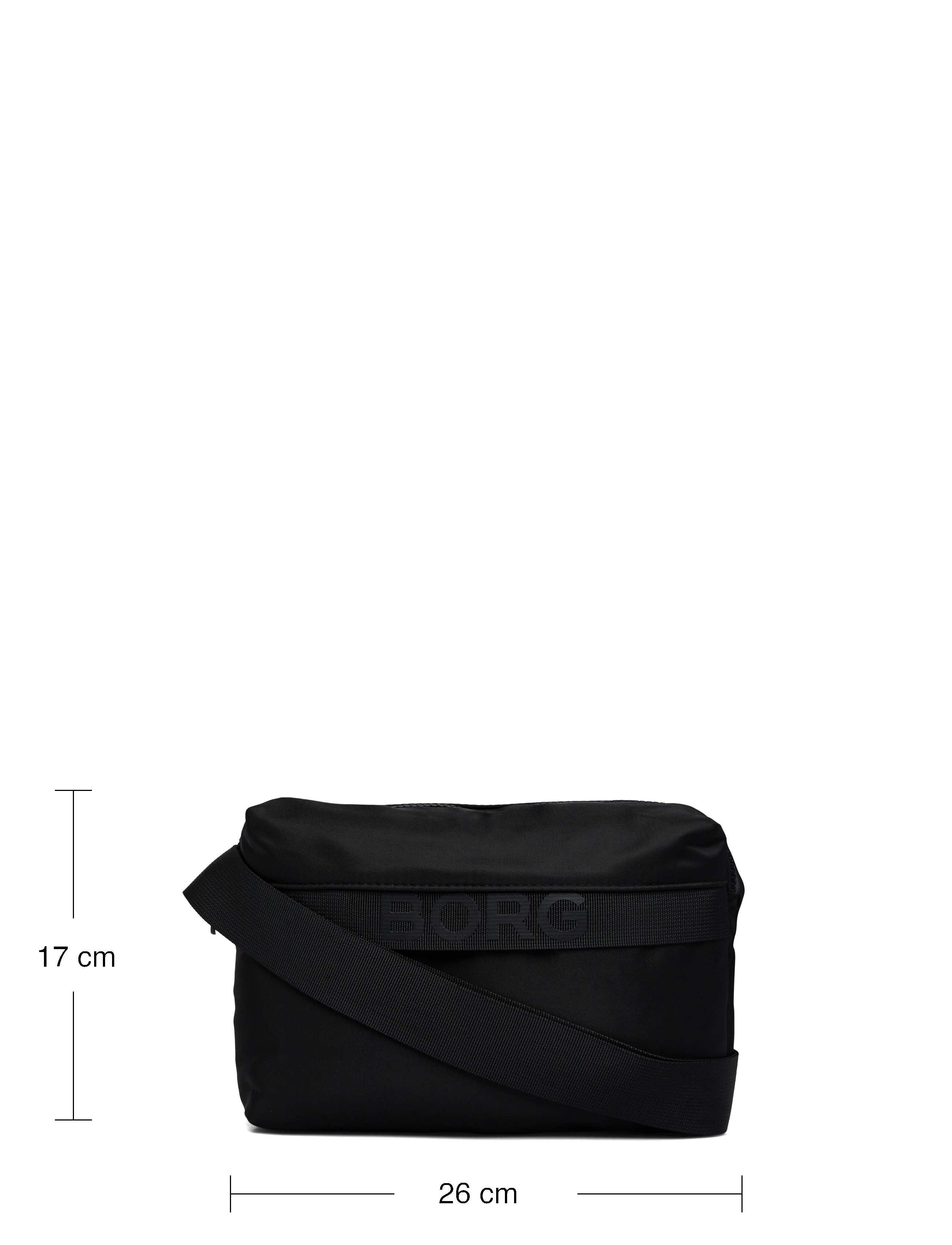 Björn Borg - BORG CLASSIC CROSSOVER BAG - Üleõla- ja kõhukotid - black beauty - 4