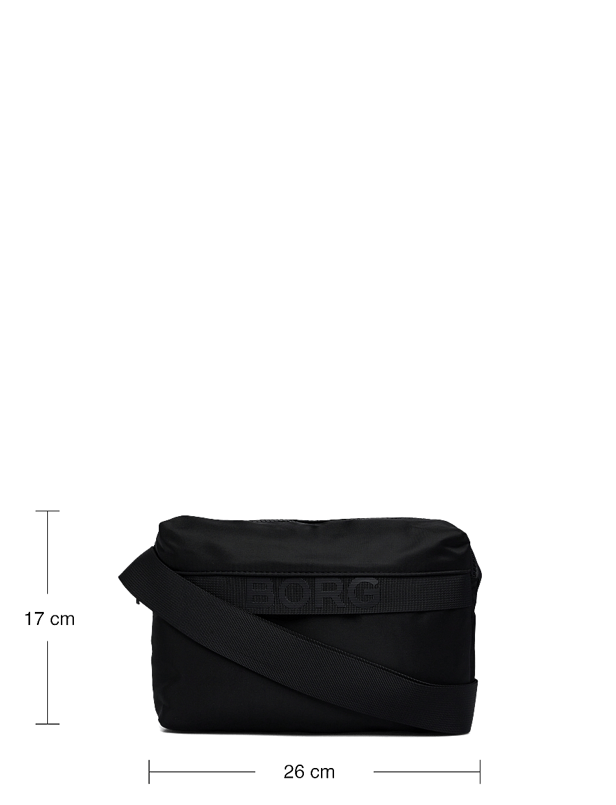 Björn Borg - BORG CLASSIC CROSSOVER BAG - crossbody- & magväskor - black beauty - 4