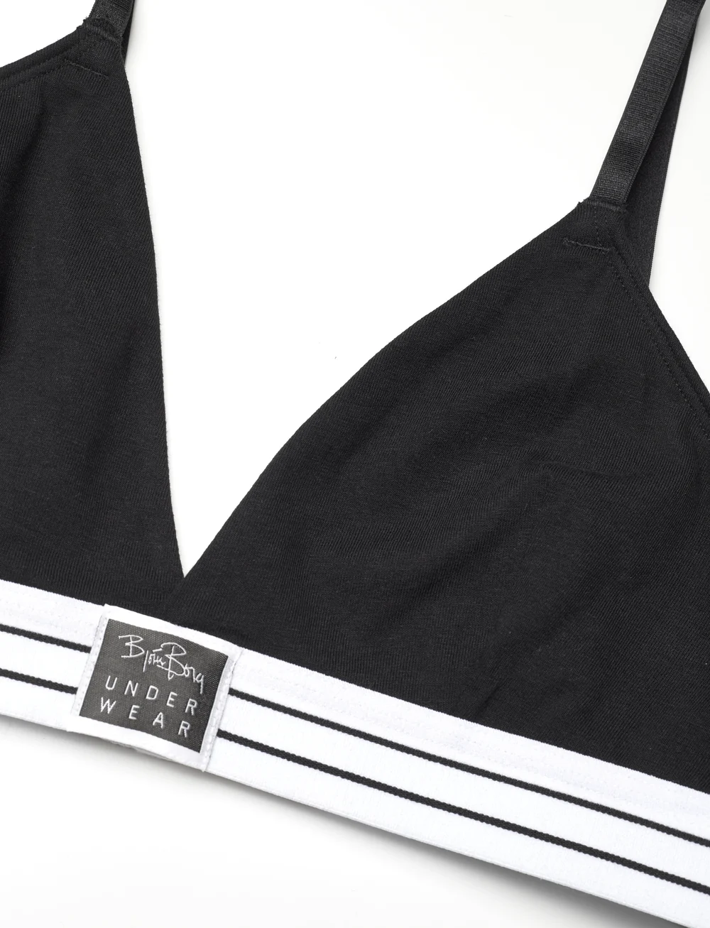 Björn Borg - ORIGINAL TRIANGLE BRA 1p - sport bh:ar - black beauty - 3