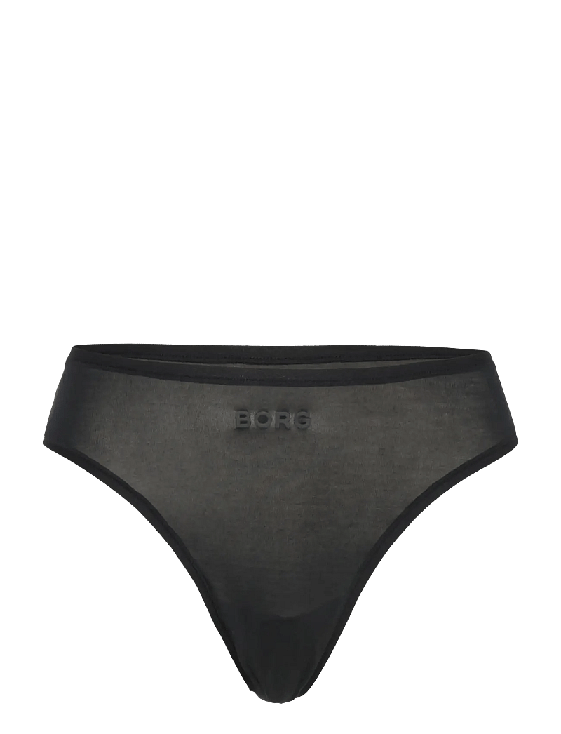 Björn Borg - SOFT TOUCH THONG 1p - aluspesu - black beauty - 0