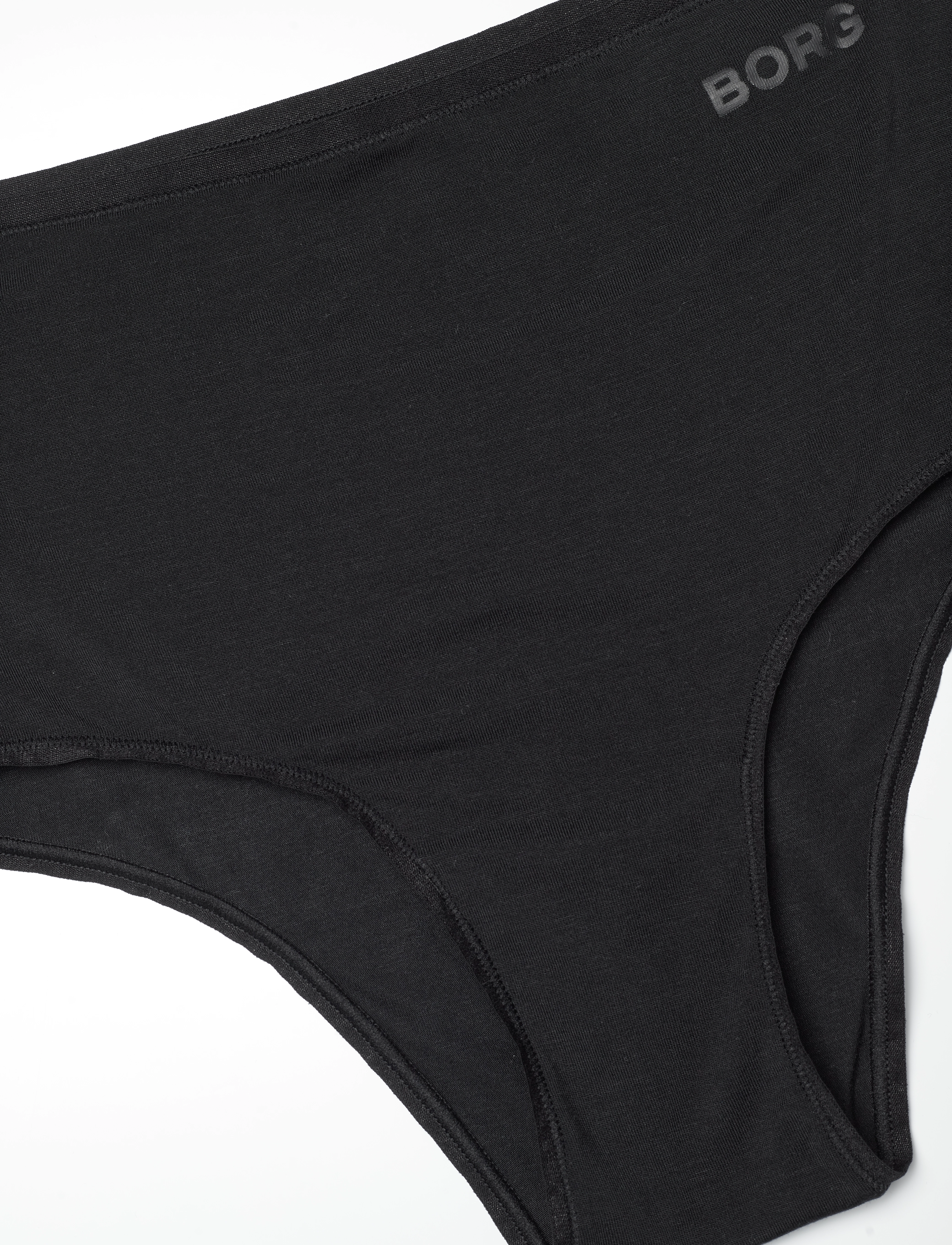 Björn Borg - SOFT TOUCH HIGHWAIST BRIEF 1p - unterwäsche & socken - black beauty - 2