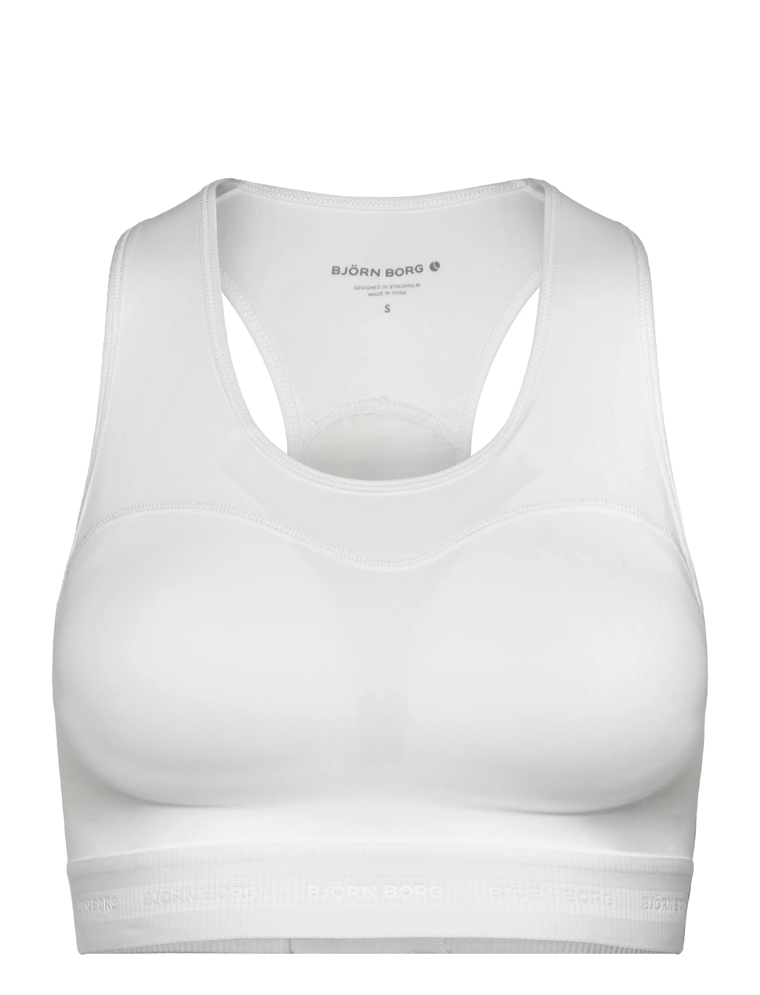 Björn Borg BORG PERFORMANCE HIGH SUPPORT BRA - Clothing - BRILLIANT WHITE / white