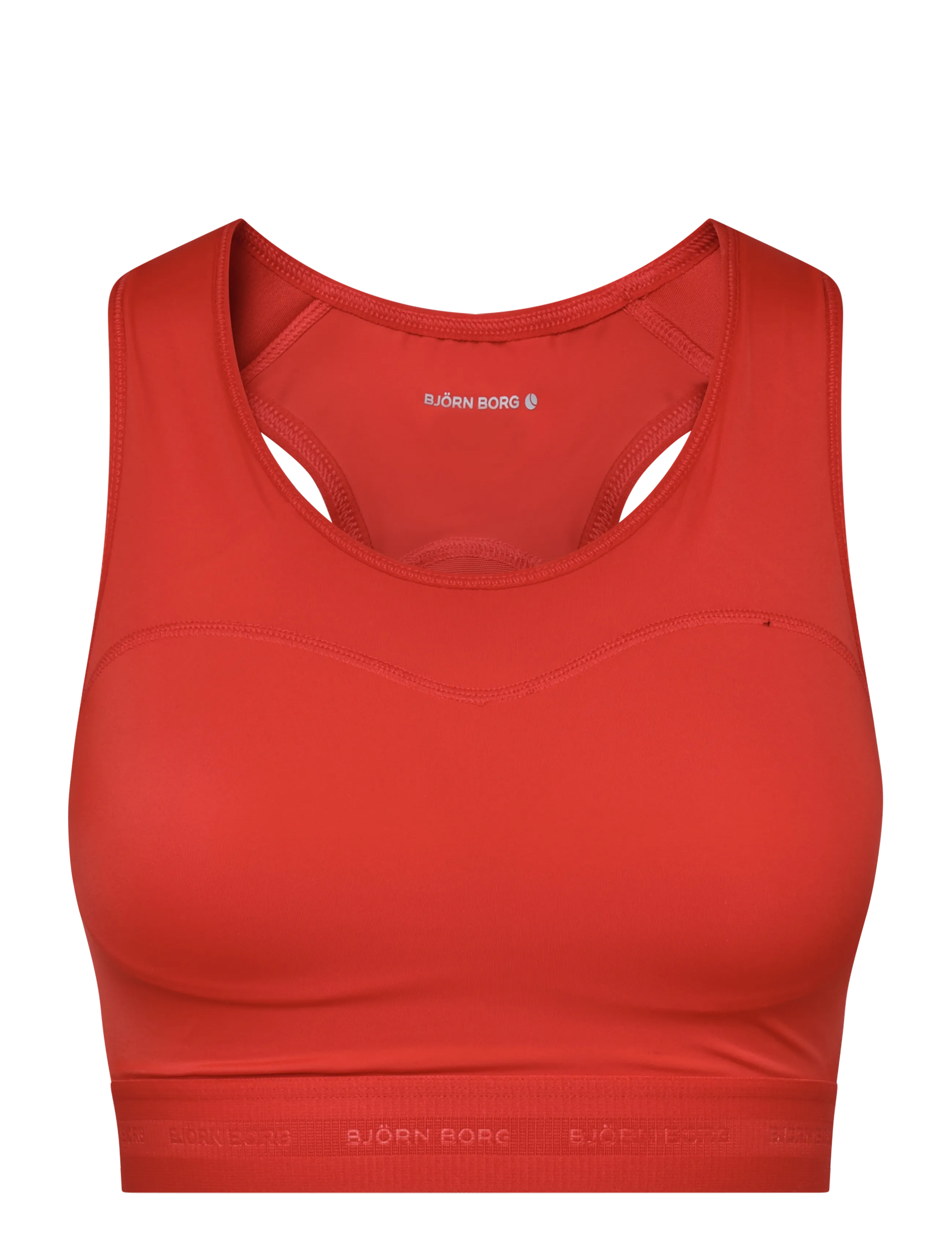 Björn Borg BORG PERFORMANCE HIGH SUPPORT BRA - Padel - FLAME SCARLET / red