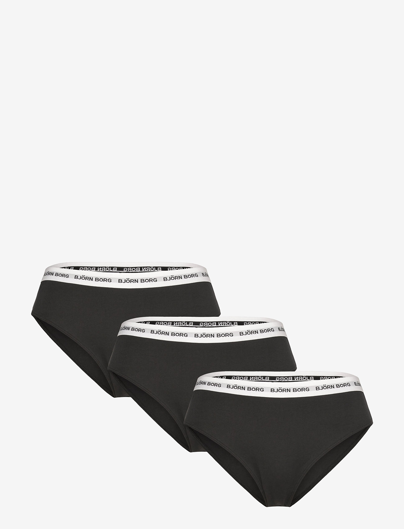 Björn Borg - LOGO HIGHWAIST BRIEF 3p - aluspesu - multipack 1 - 0