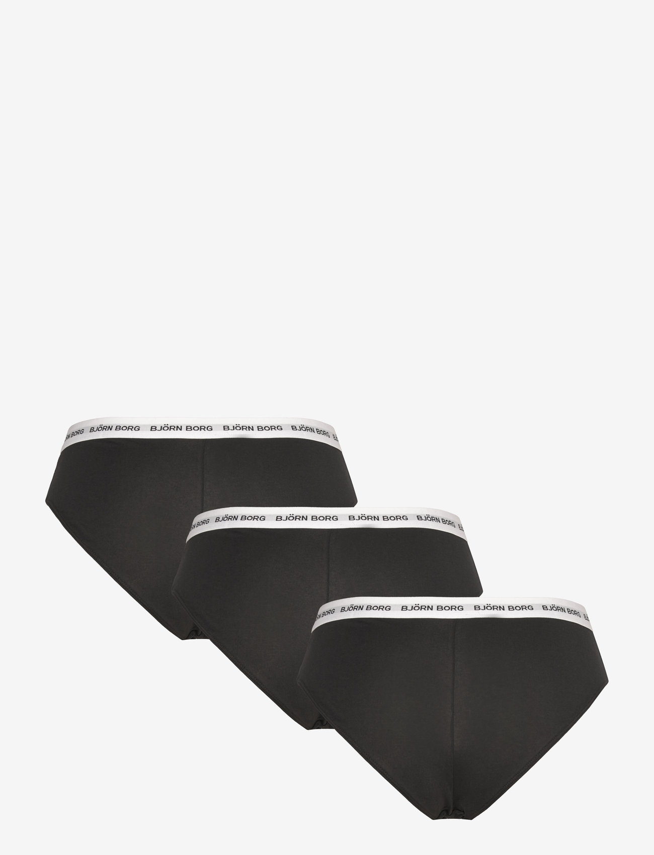 Björn Borg - LOGO HIGHWAIST BRIEF 3p - aluspesu - multipack 1 - 1