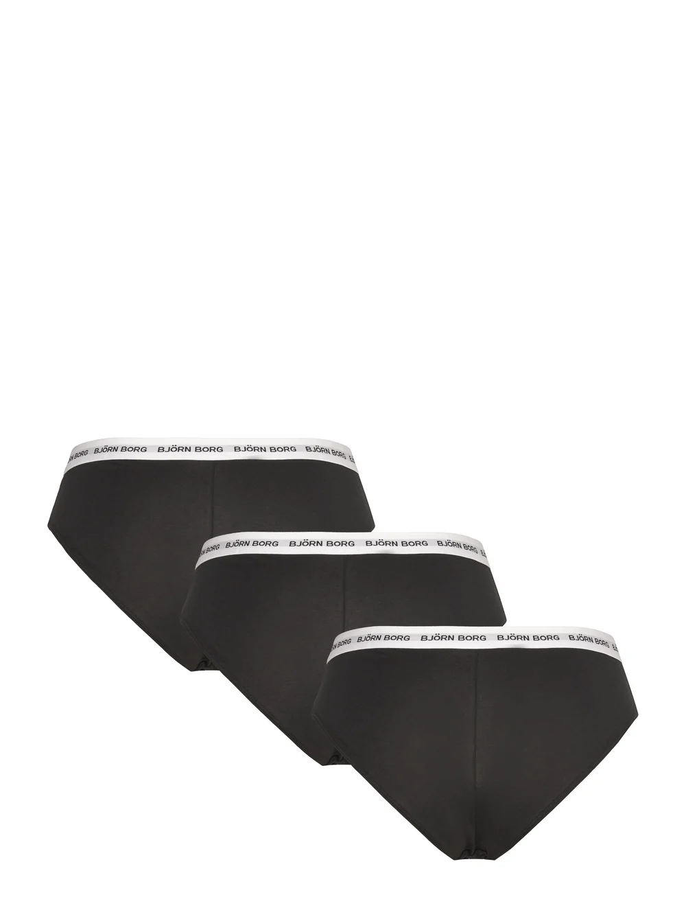 Björn Borg - LOGO HIGHWAIST BRIEF 3p - aluspesu - multipack 1 - 1