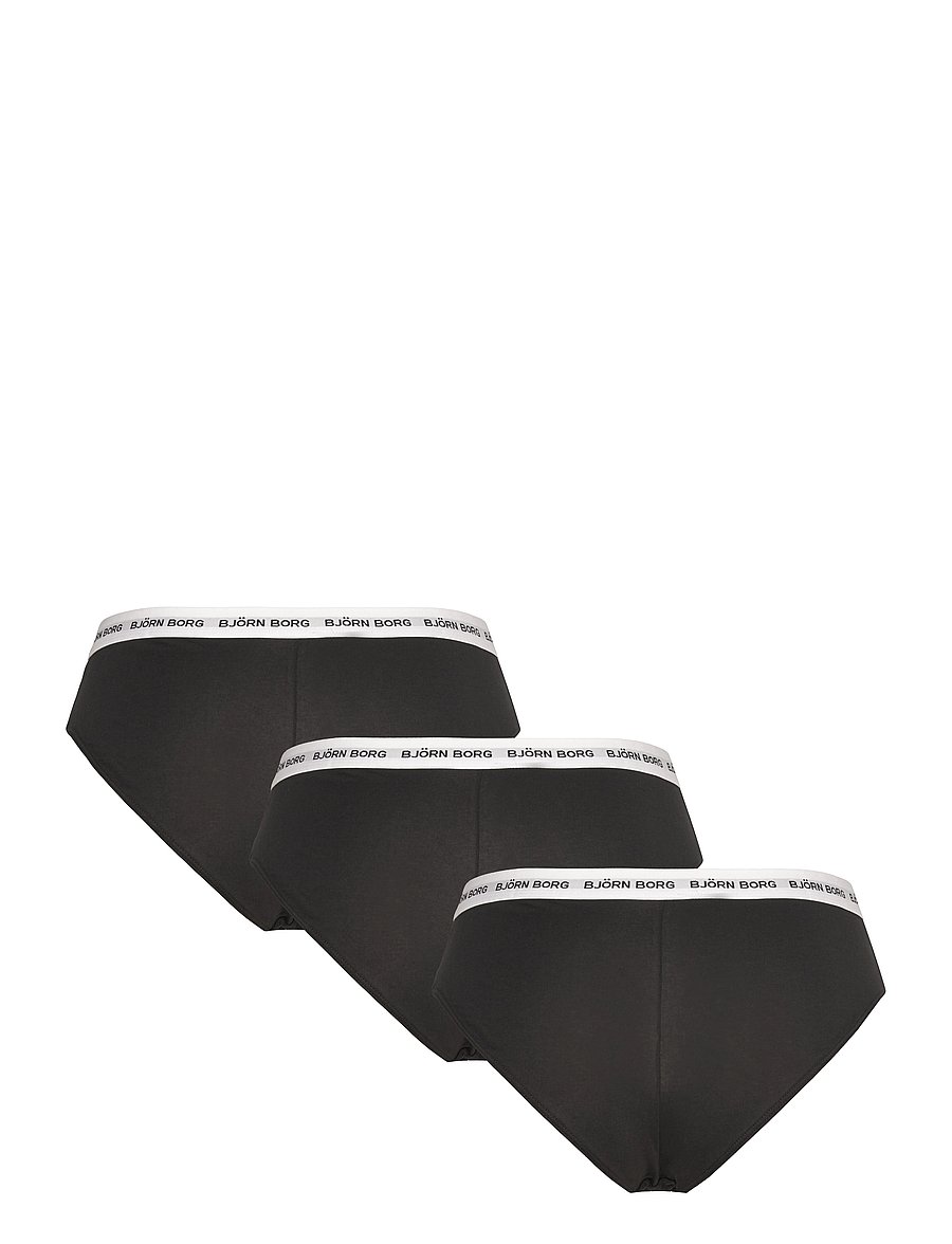 Björn Borg - LOGO HIGHWAIST BRIEF 3p - slips - multipack 1 - 1