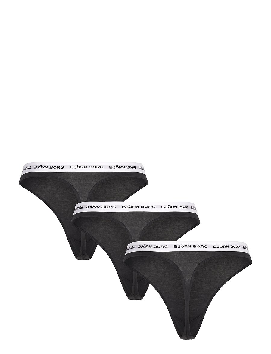 Björn Borg - LOGO THONG 3p - unterwäsche & socken - multipack 1 - 2