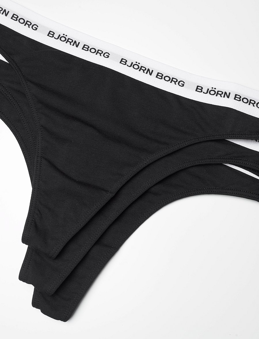 Björn Borg - LOGO THONG 3p - unterwäsche & socken - multipack 1 - 1