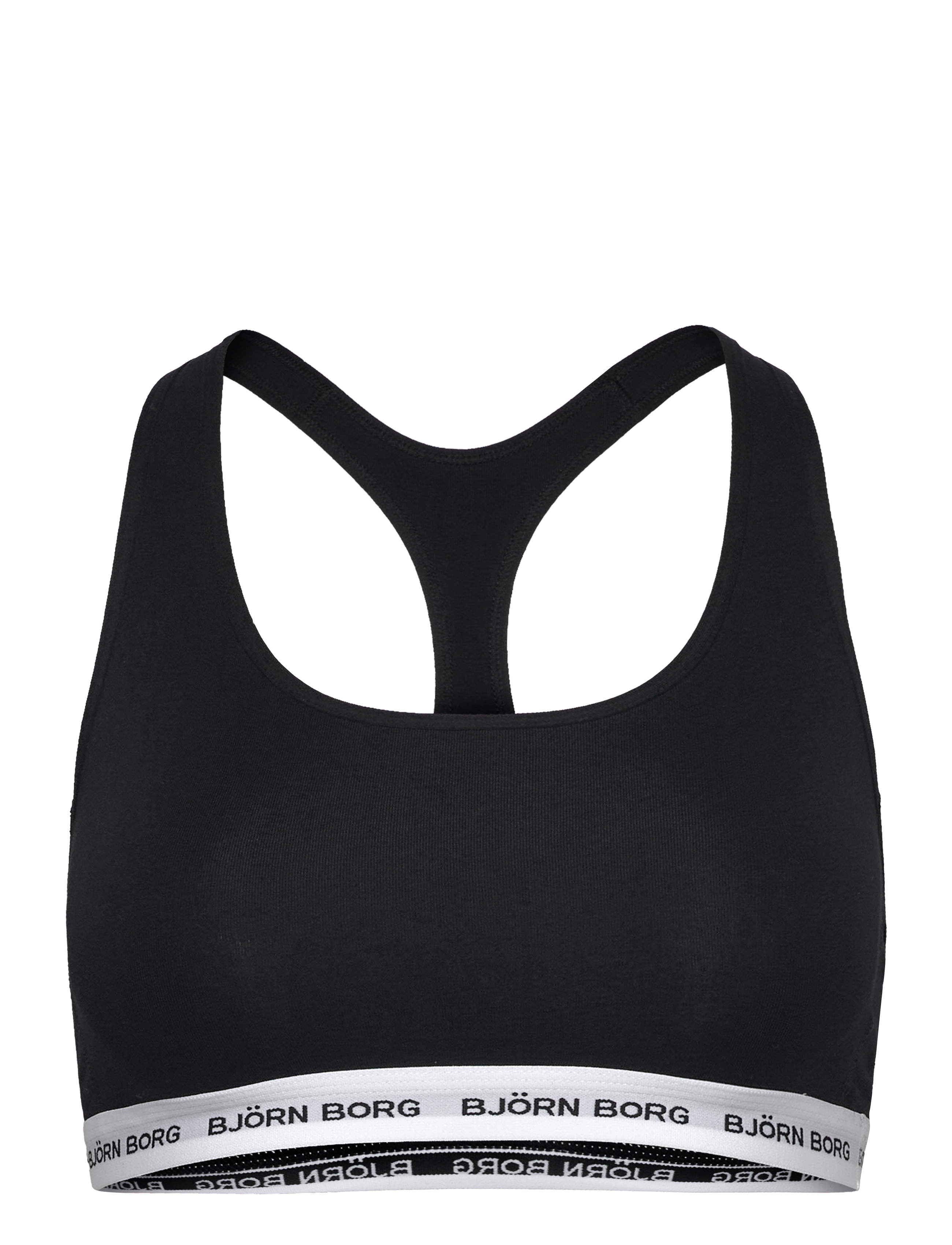 Björn Borg Logo Soft Top 1P, XL, Black, Sport Clothing > Sport Underwear, Dame