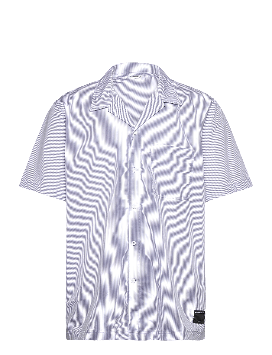 Björn Borg - CORE RESORT PYJAMA SHIRT - pyjamaoberteil - bb pyjama stripe 1 - 0