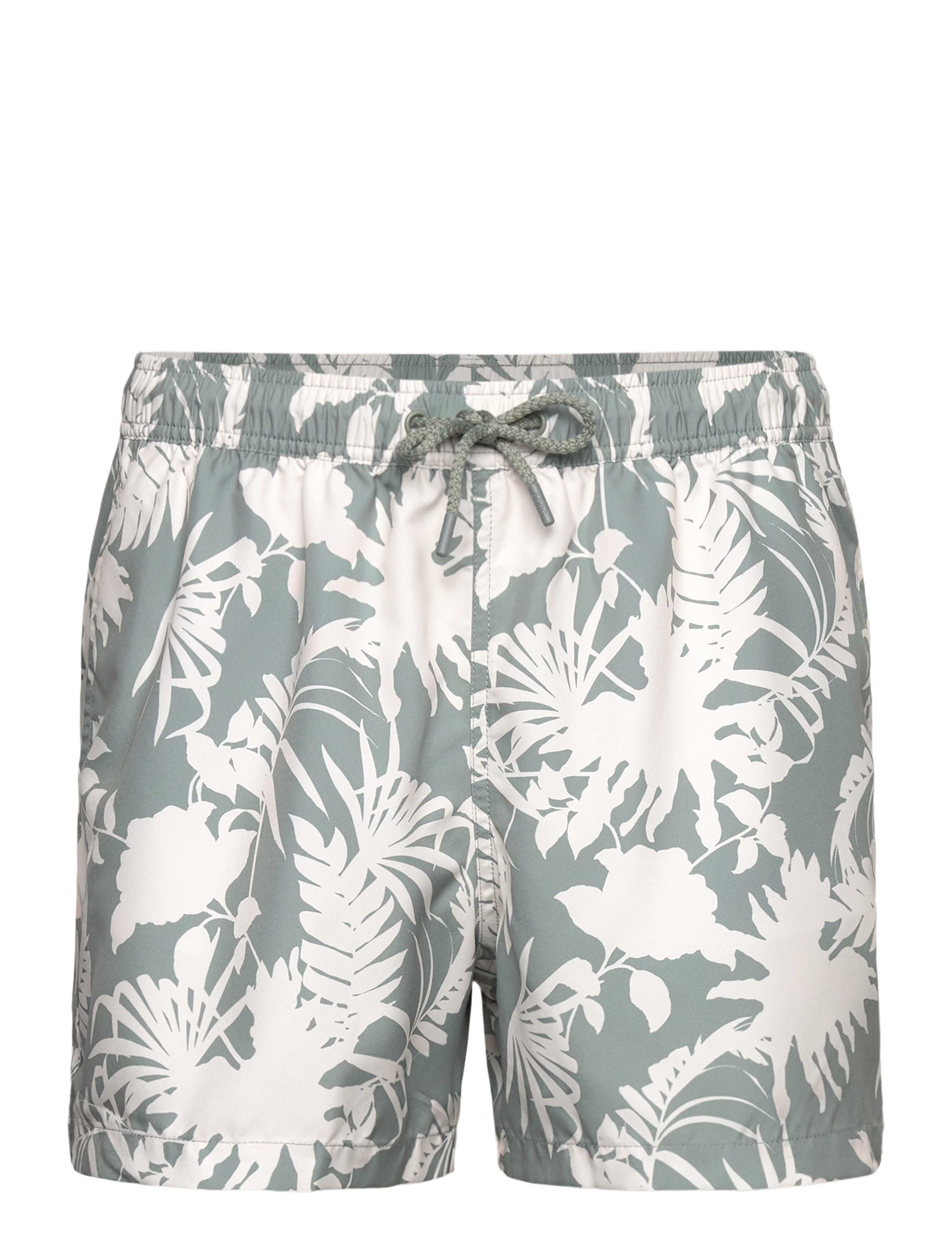 Björn Borg Print Swim Shorts, M, Bademode, Grün - Männerswear