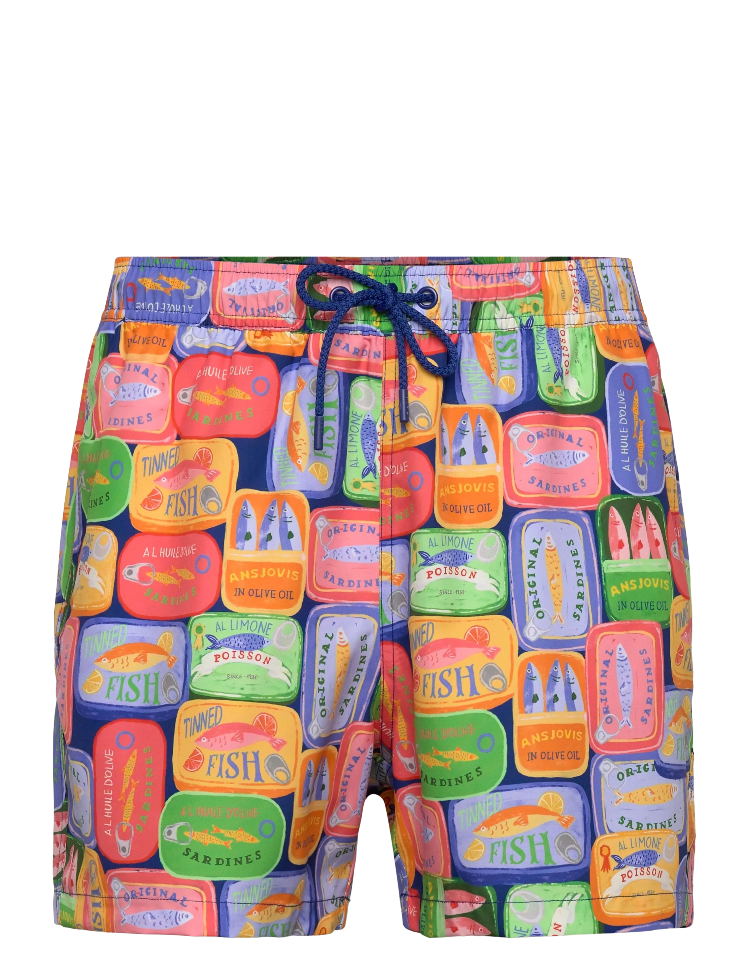 Björn Borg BORG PRINT SWIM SHORTS - Tøj - BB SARDINES 1 / blue