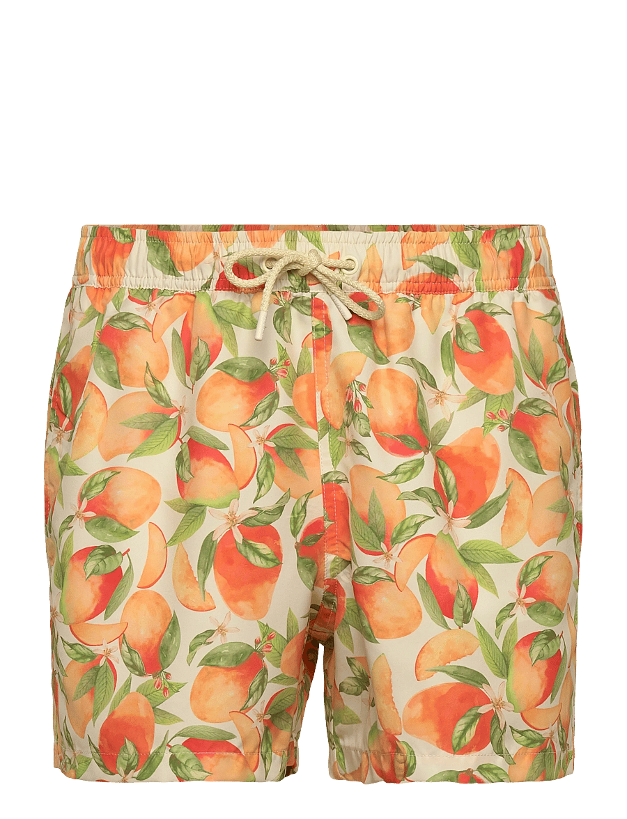 Björn Borg - BORG PRINT SWIM SHORTS - badshorts - bb summer peach 1 - 0