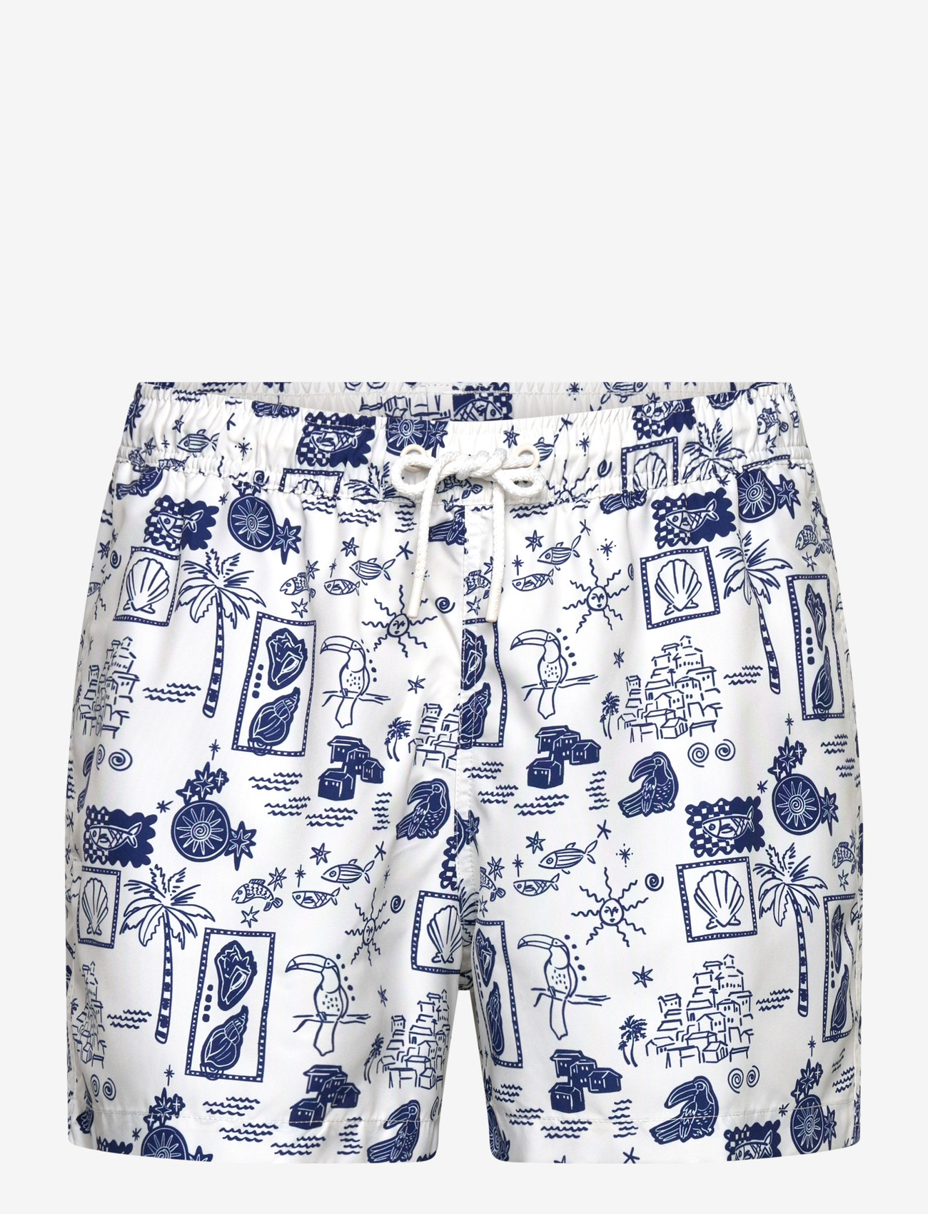 Björn Borg - BORG PRINT SWIM SHORTS - badeshorts - bb swim stamps 1 - 0