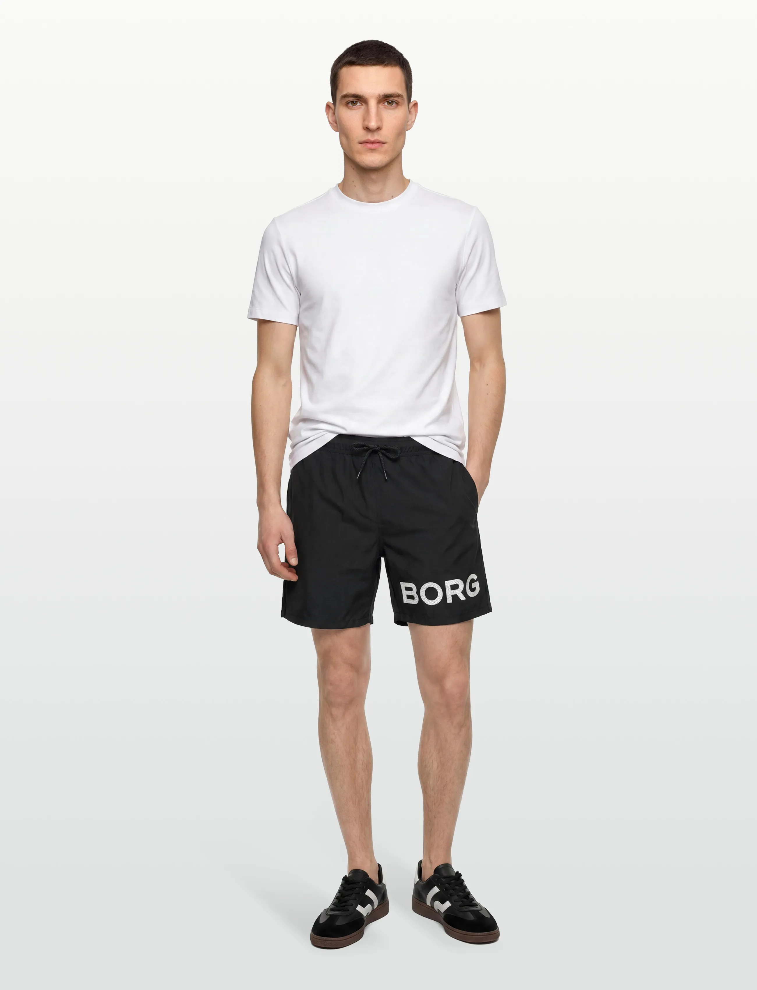 Björn Borg BORG SWIM SHORTS - Swim shorts - BLACK BEAUTY / black