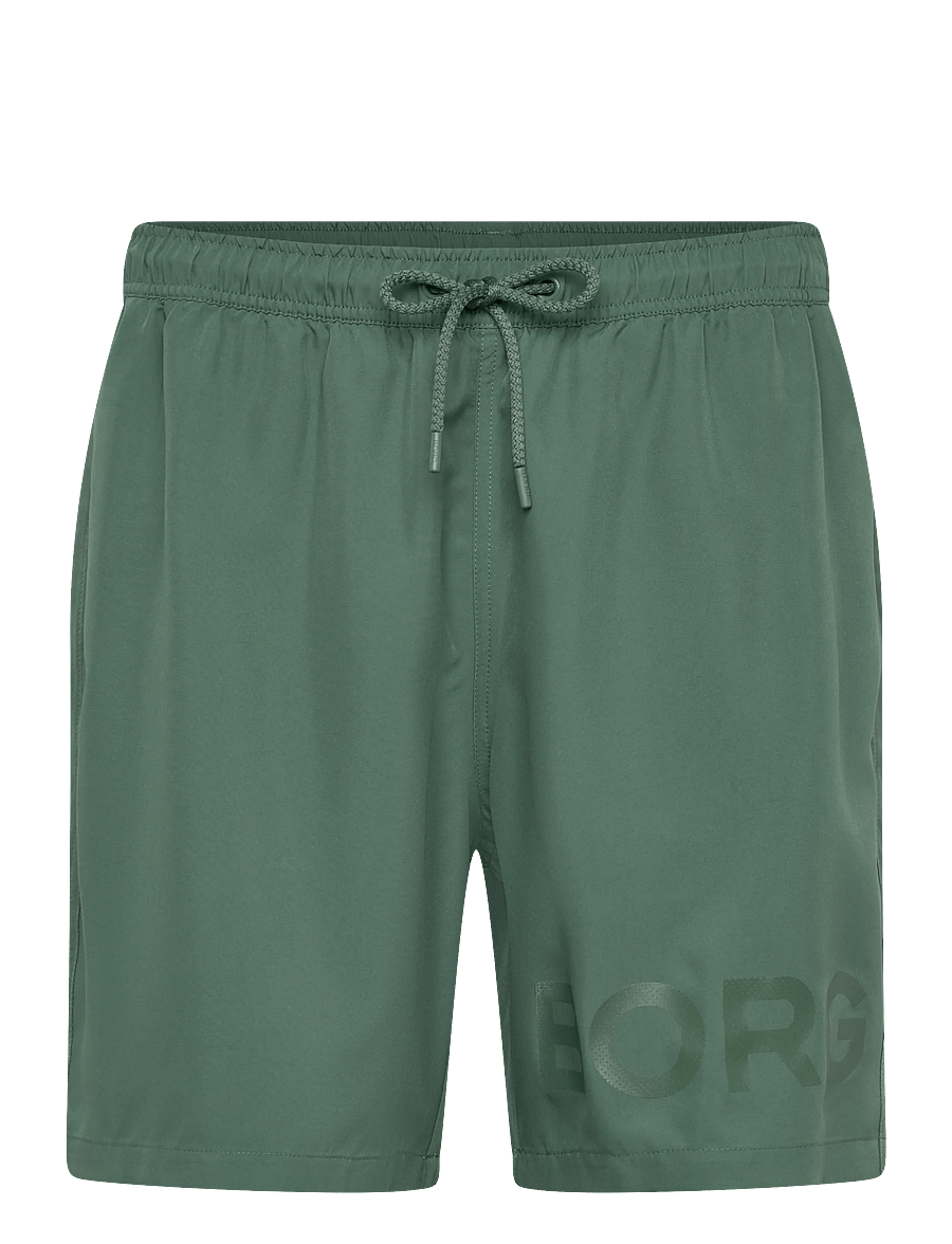Björn Borg - BORG SWIM SHORTS - badehose - duck green - 1