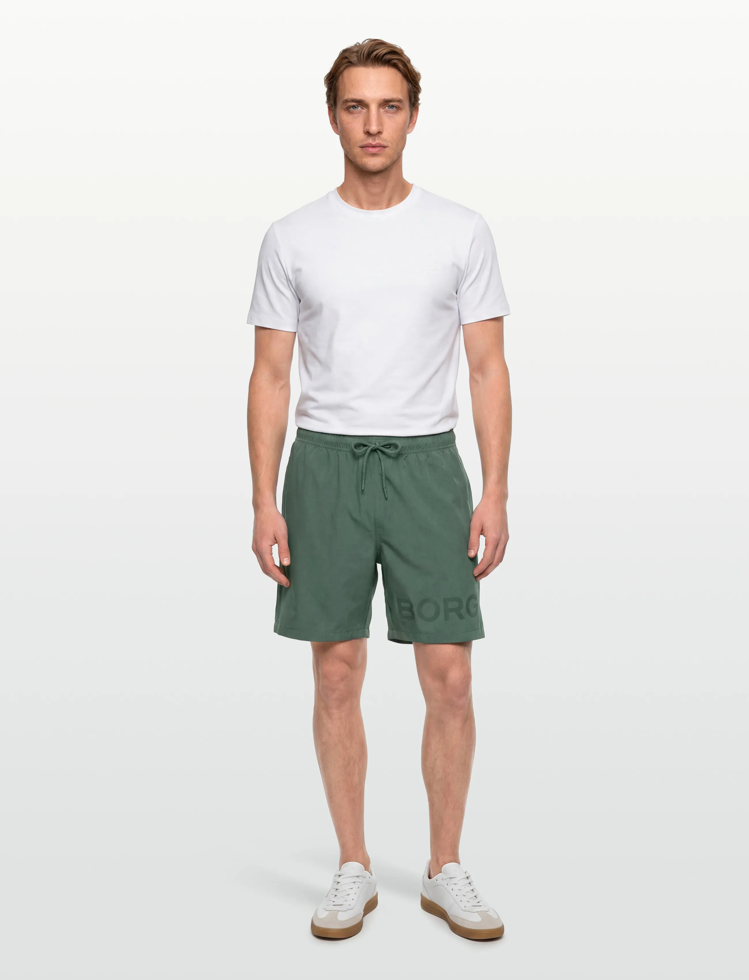 Björn Borg - BORG SWIM SHORTS - maudymosi šortai - duck green - 0