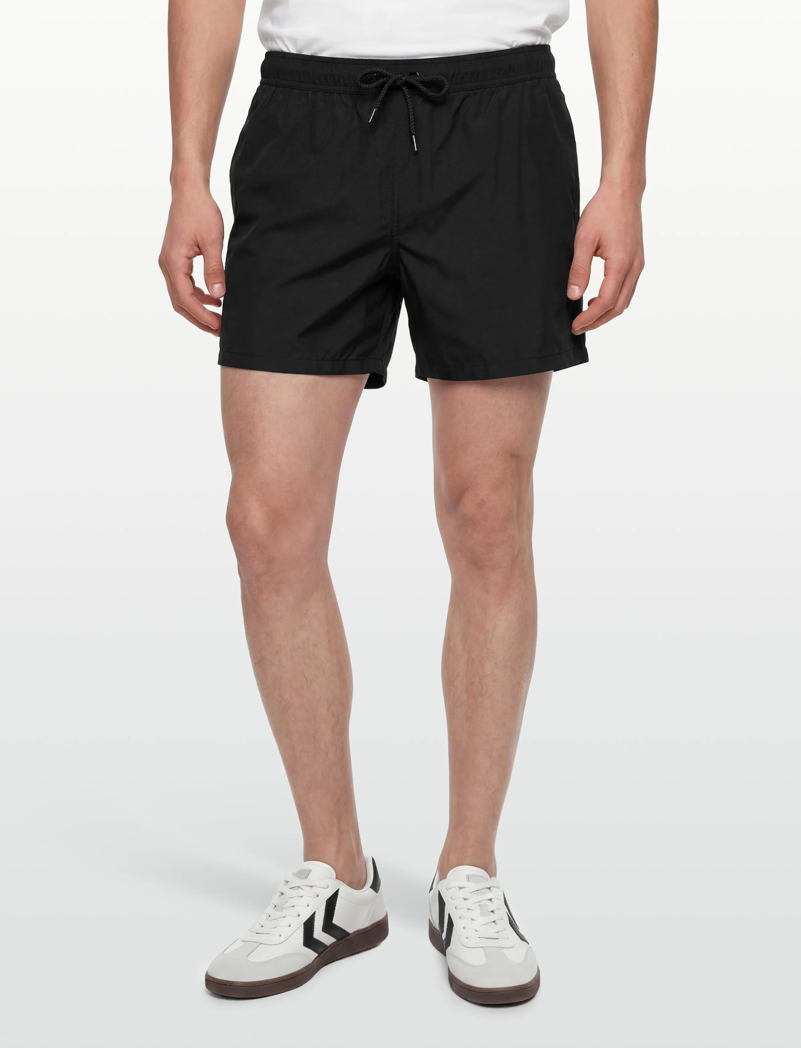 Björn Borg - BORG SOLID SWIM SHORTS - badehosen - black beauty - 3
