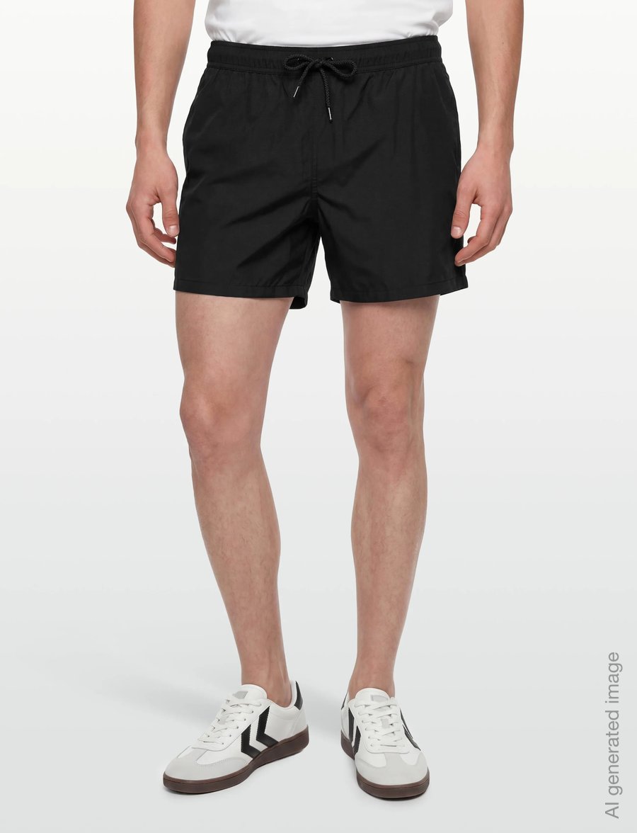 Björn Borg - BORG SOLID SWIM SHORTS - badebukser - black beauty - 3