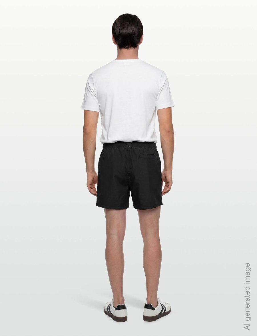 Björn Borg - BORG SOLID SWIM SHORTS - badebukser - black beauty - 4