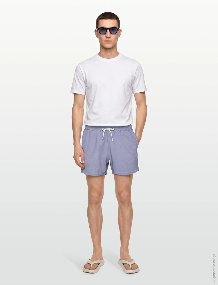 Björn Borg - BORG SEERSUCKER SWIM SHORTS - badehose - bb searstripe 2 - 0