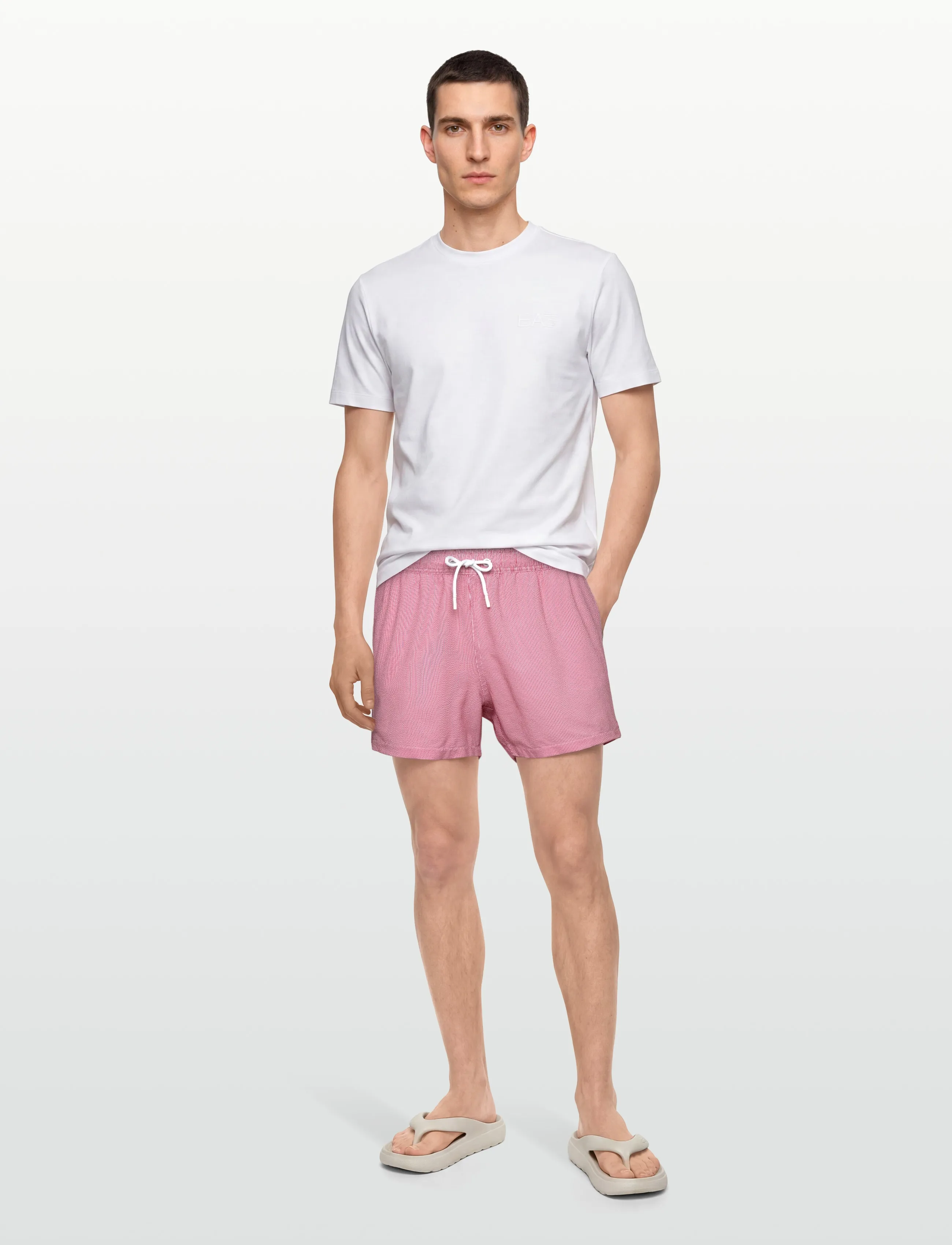 Björn Borg - BORG SEERSUCKER SWIM SHORTS - ujumispüksid - bb searstripe 3 - 0