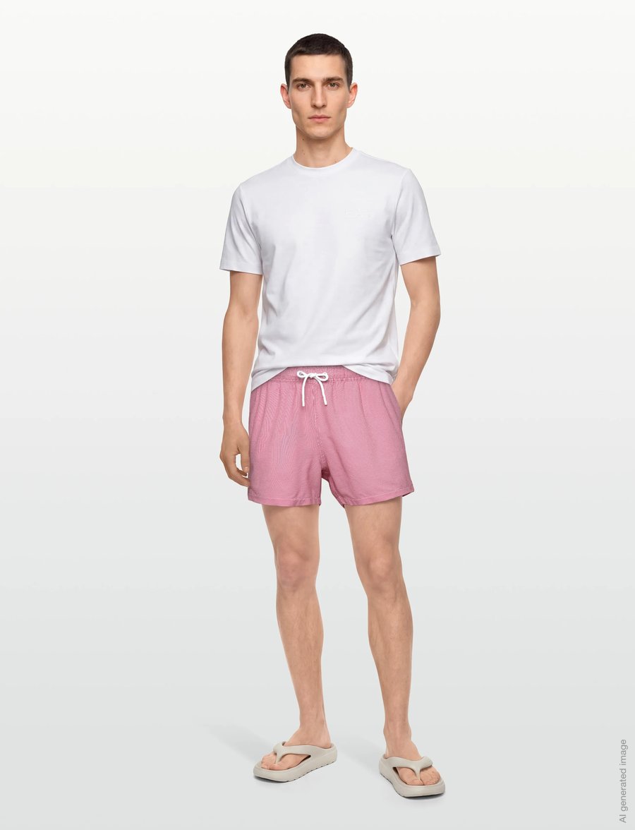 Björn Borg - BORG SEERSUCKER SWIM SHORTS - ujumispüksid - bb searstripe 3 - 0