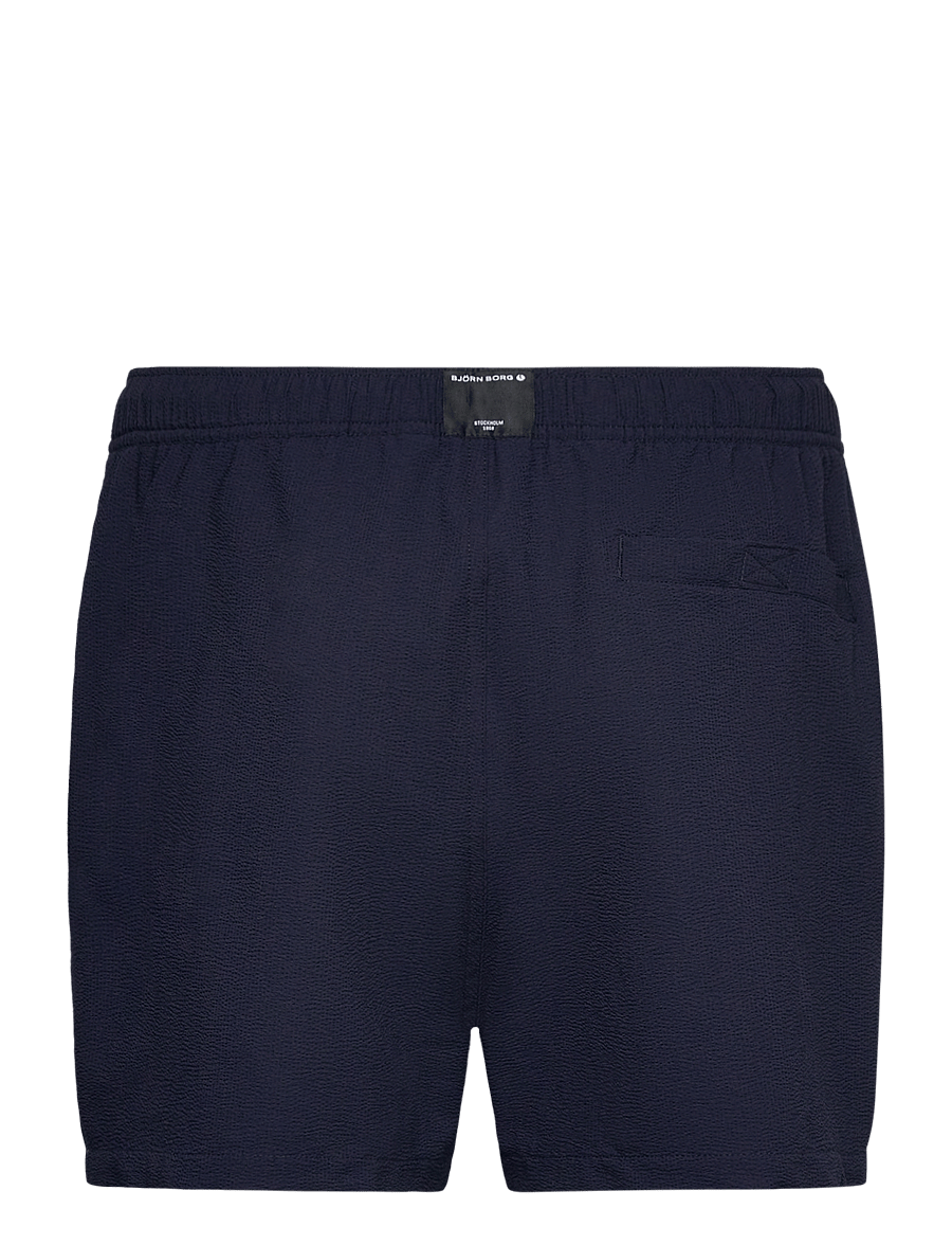 Björn Borg - BORG SEERSUCKER SWIM SHORTS - ujumispüksid - night sky - 1