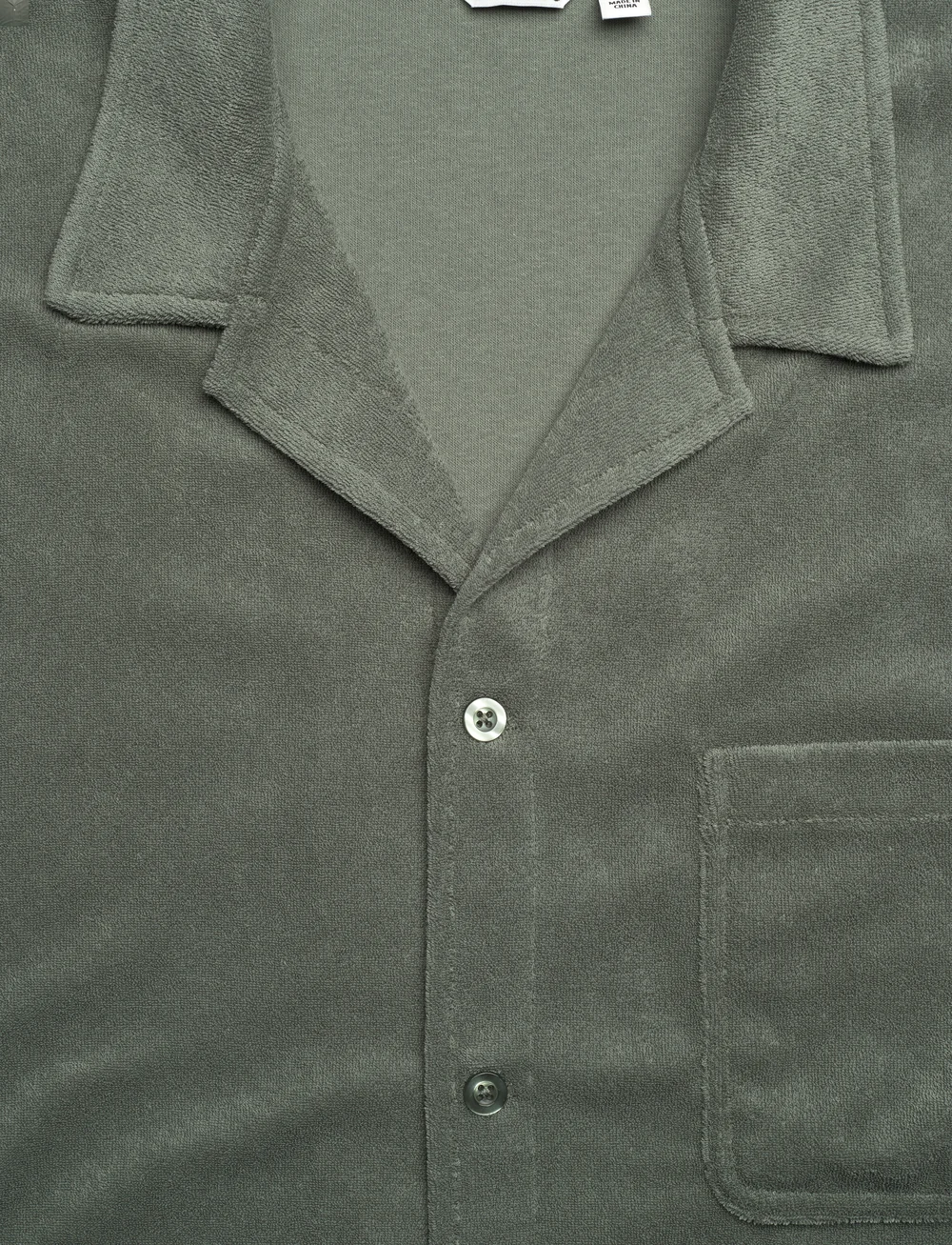 Björn Borg - BORG TOWELING POOL SHIRT - kortærmede skjorter - agave green - 2