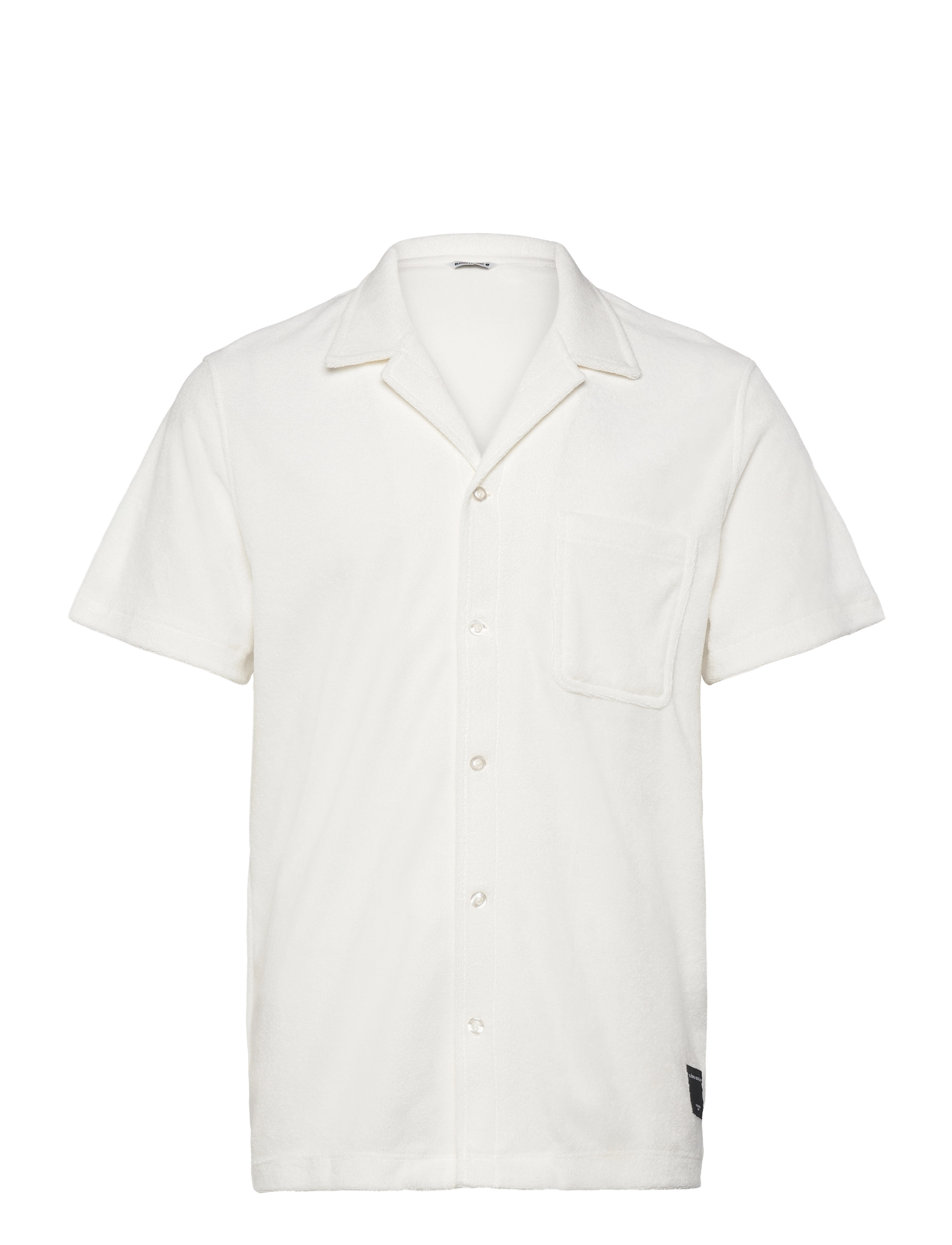 Björn Borg Toweling Pool Shirt, L, Shirts, Weiß - Short-sleeved Männerswear