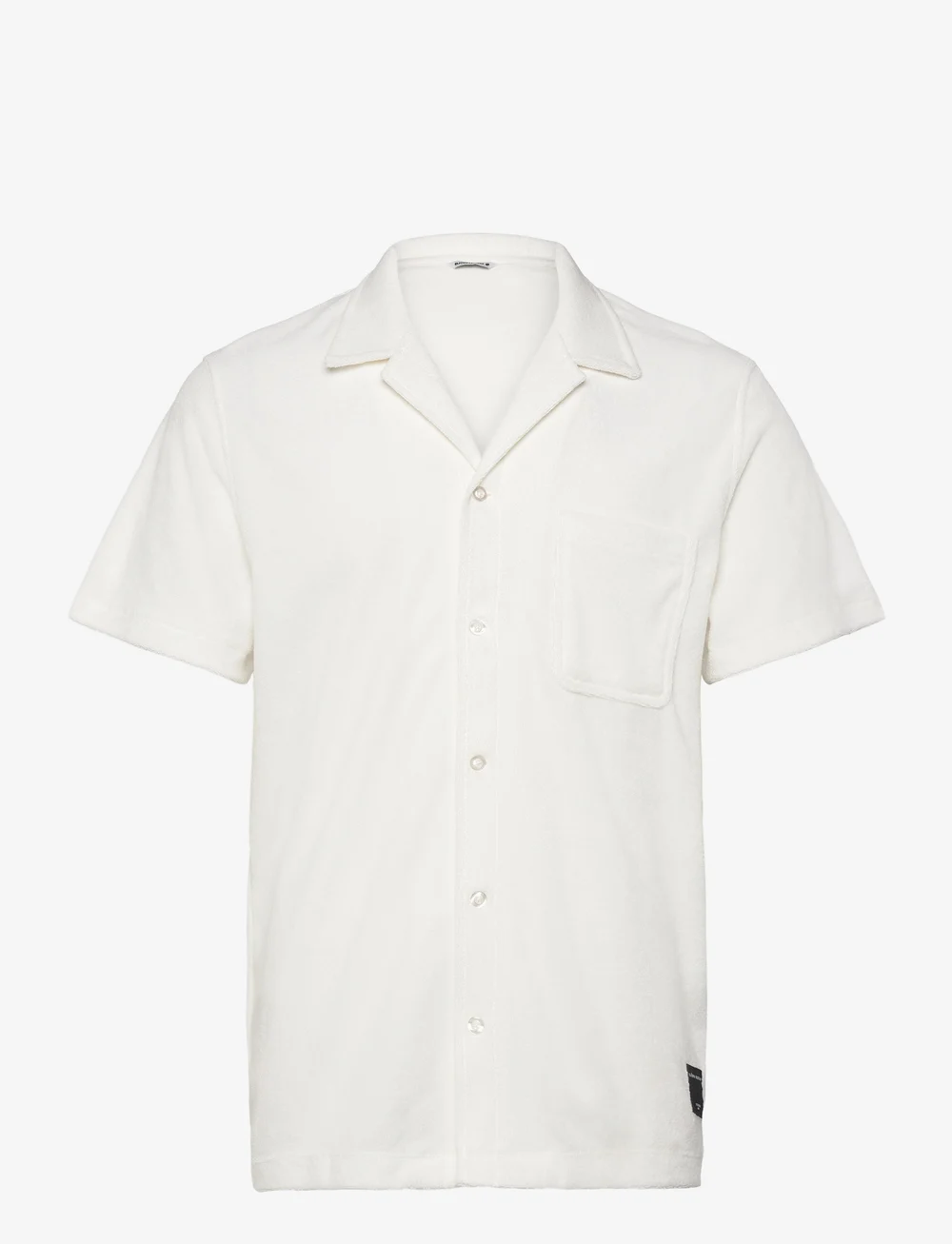 Björn Borg - BORG TOWELING POOL SHIRT - chemises à manches courtes - egret - 0