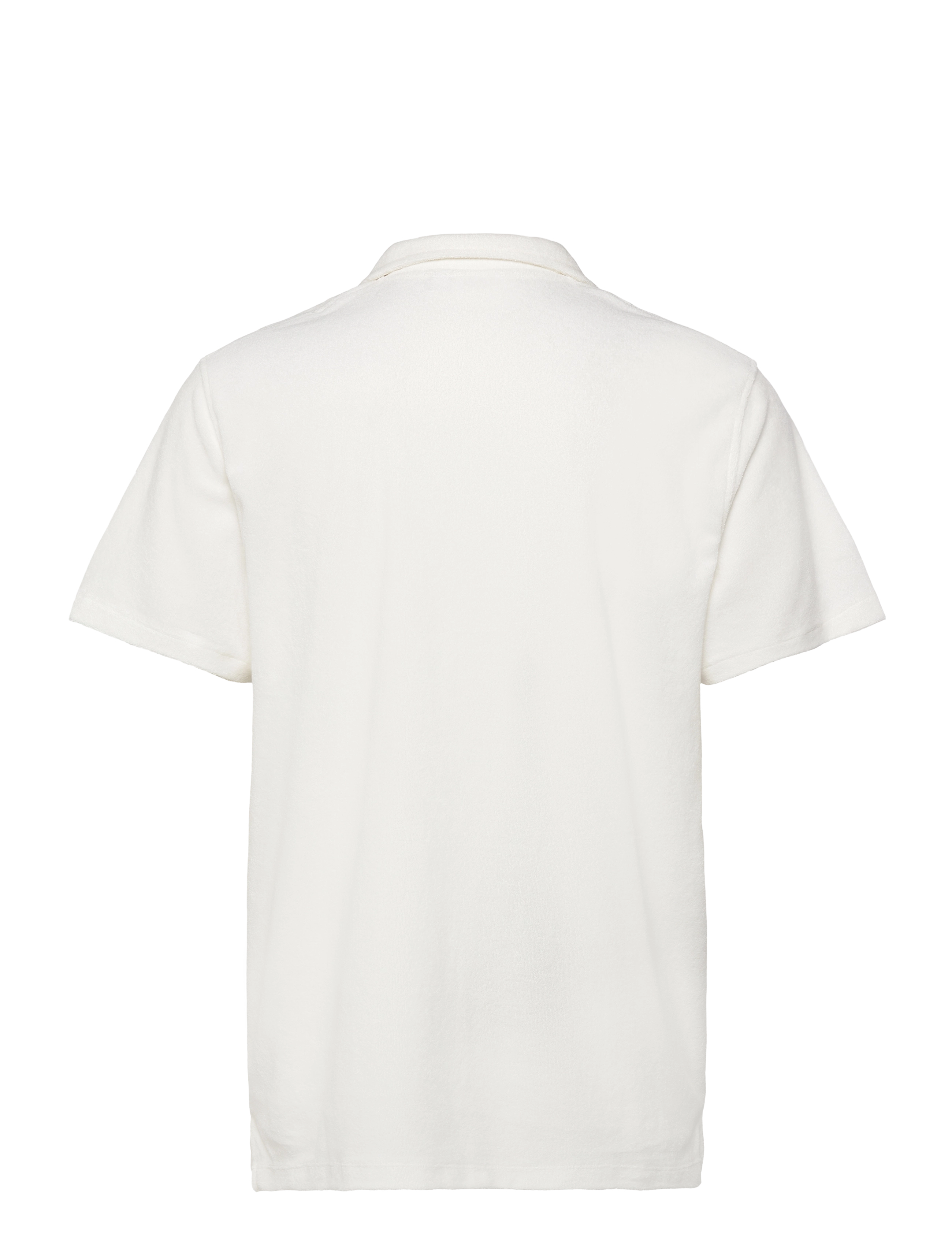 Björn Borg - BORG TOWELING POOL SHIRT - kortermede skjorter - egret - 1