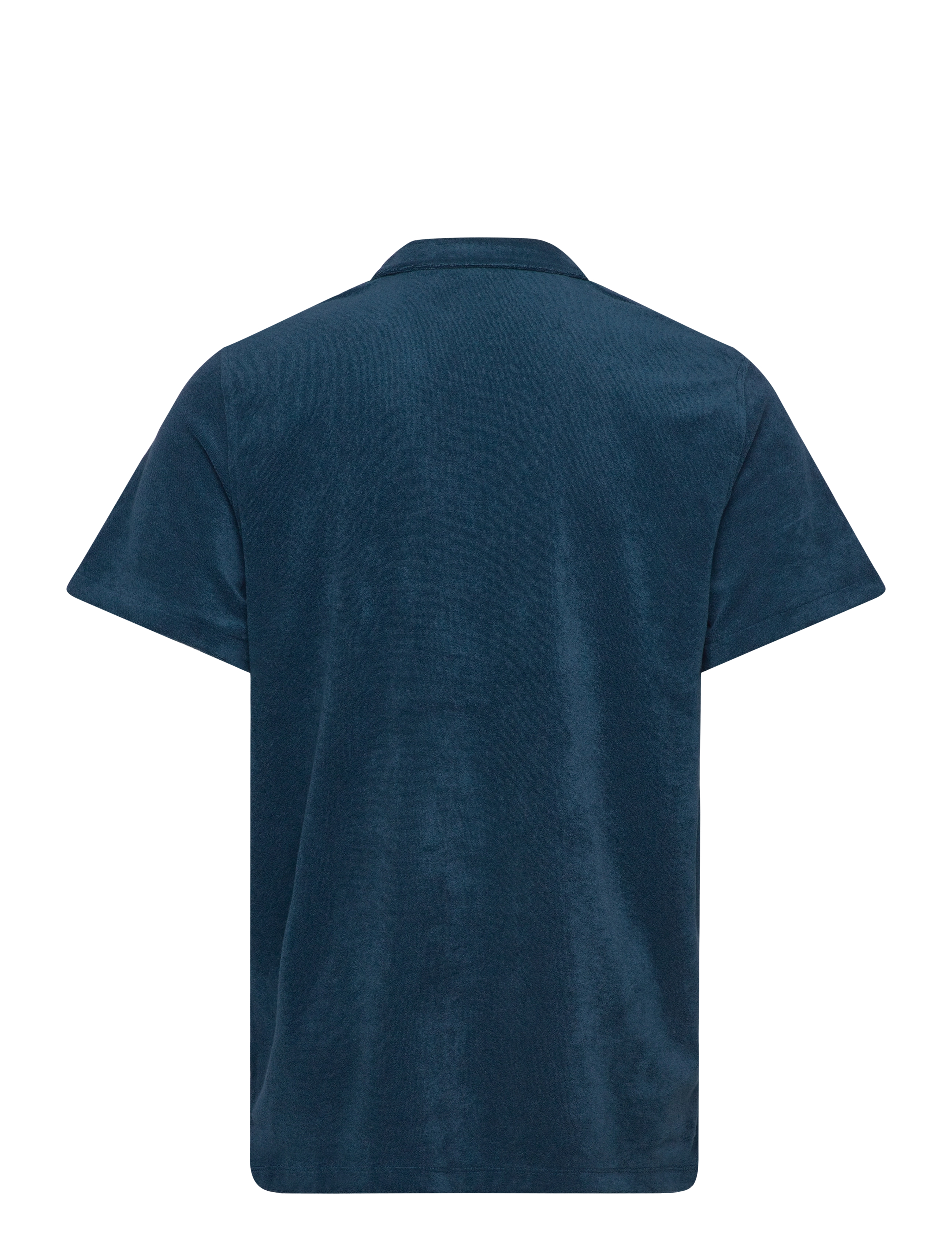 Björn Borg - BORG TOWELING POOL SHIRT - kortermede skjorter - gibraltar sea - 1