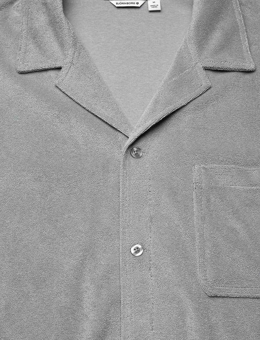 Björn Borg - BORG TOWELING POOL SHIRT - kurzarmhemden - tradewinds - 2