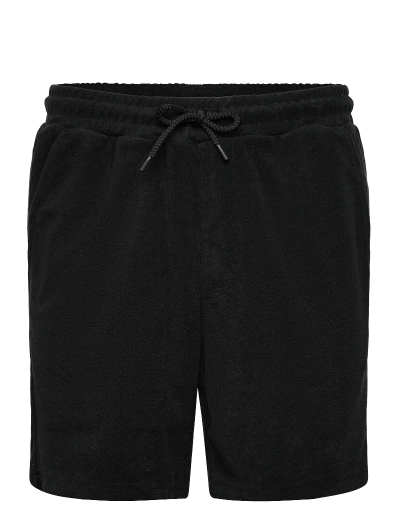 Björn Borg - BORG TOWELING POOL SHORTS - sweatshorts - black beauty - 0