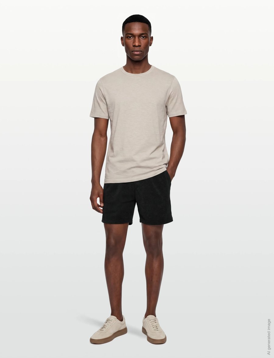 Björn Borg - BORG TOWELING POOL SHORTS - sweatshorts - black beauty - 0