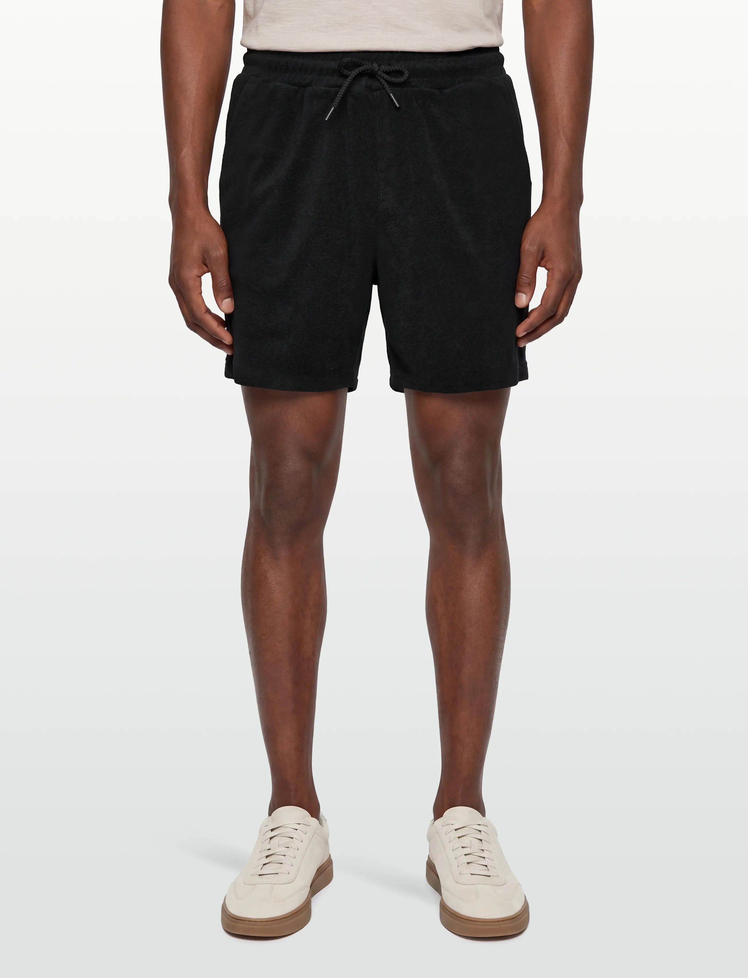 Björn Borg - BORG TOWELING POOL SHORTS - sweatshorts - black beauty - 3