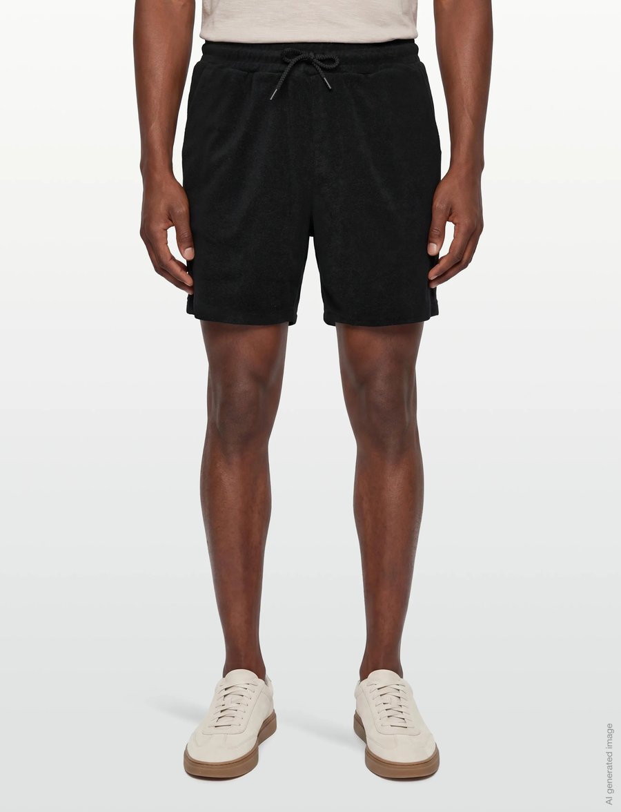 Björn Borg - BORG TOWELING POOL SHORTS - sweatshorts - black beauty - 3