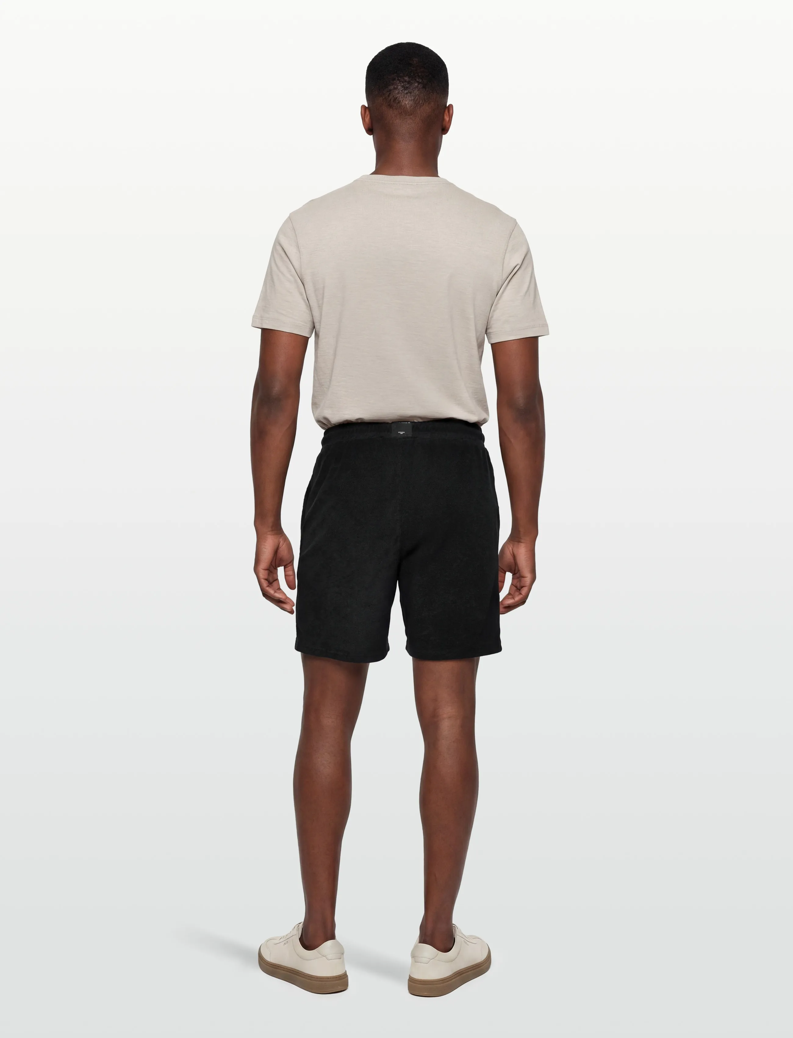 Björn Borg - BORG TOWELING POOL SHORTS - sweatshorts - black beauty - 4