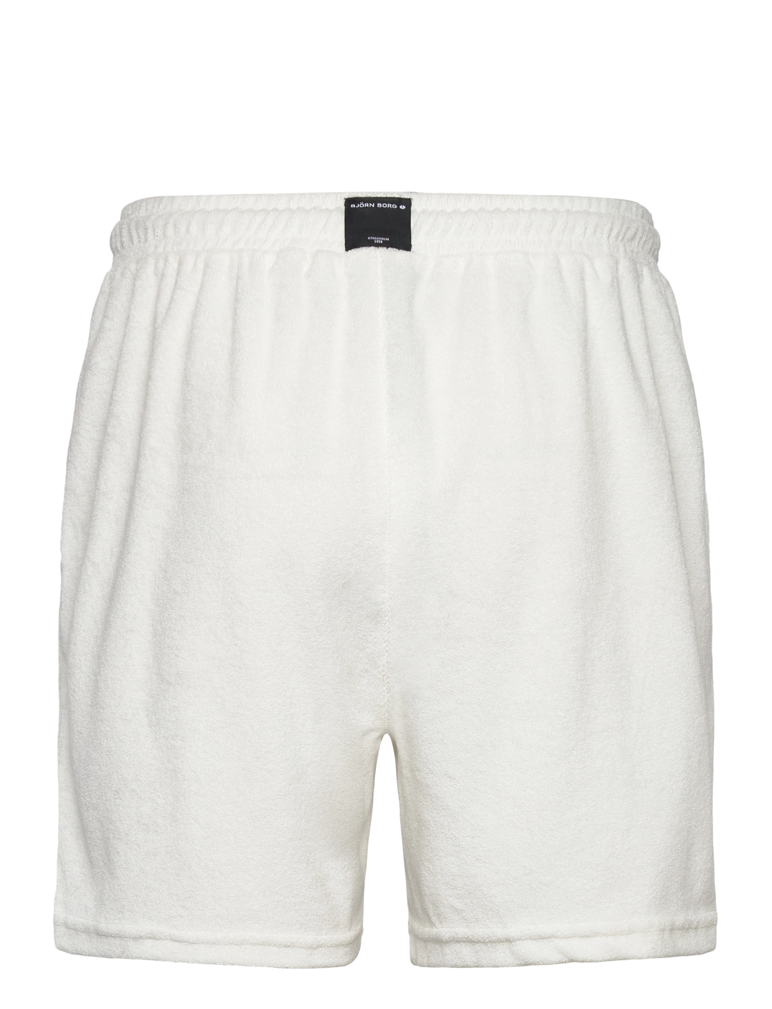 Björn Borg - BORG TOWELING POOL SHORTS - sweatshorts - egret - 1