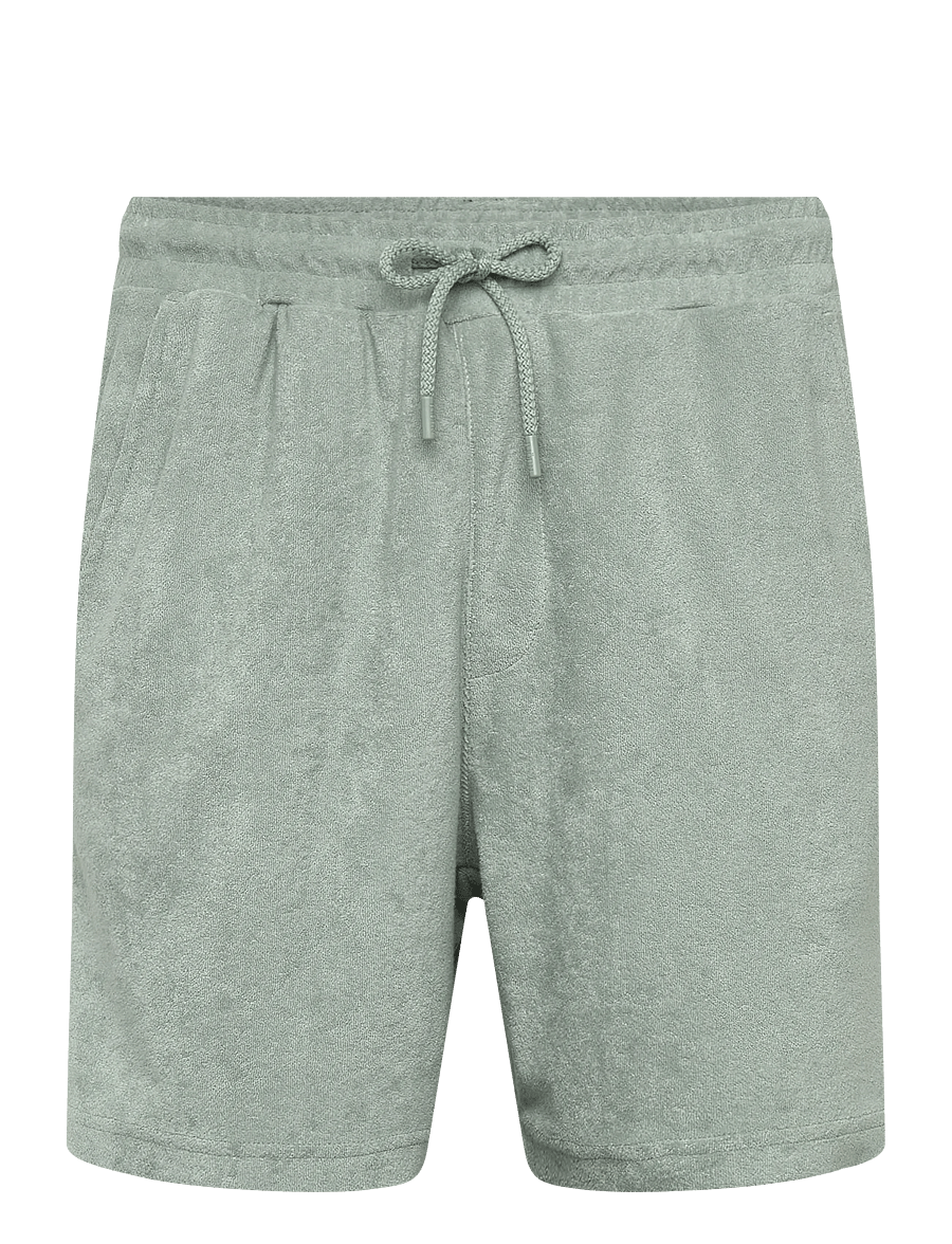 Björn Borg - BORG TOWELING POOL SHORTS - sweat shorts - slate gray - 1