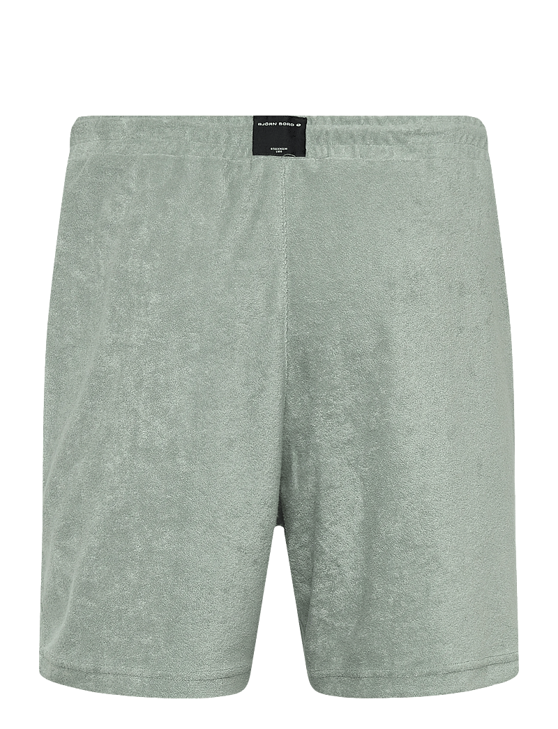 Björn Borg - BORG TOWELING POOL SHORTS - sweat shorts - slate gray - 1