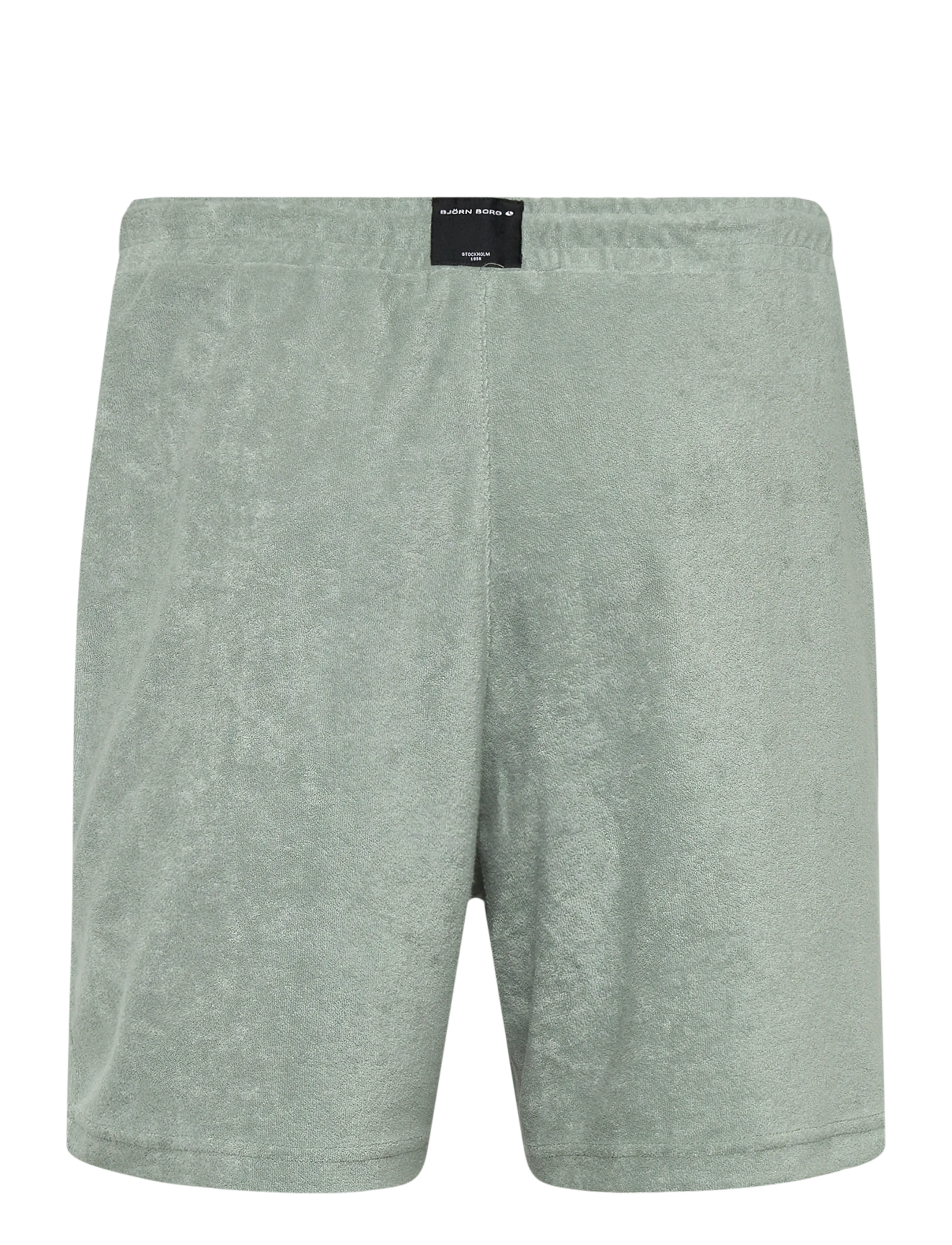 Björn Borg - BORG TOWELING POOL SHORTS - sweat shorts - slate gray - 2
