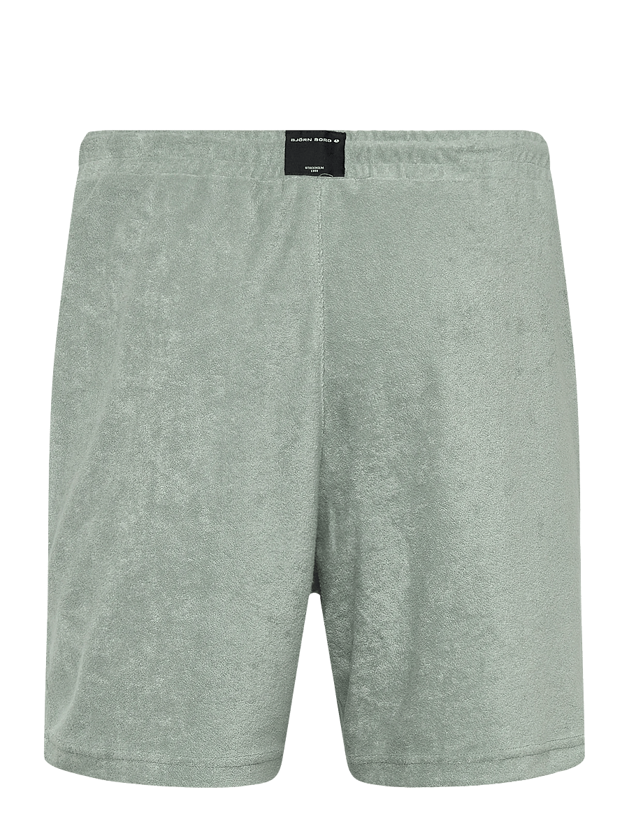 Björn Borg - BORG TOWELING POOL SHORTS - sweat shorts - slate gray - 2
